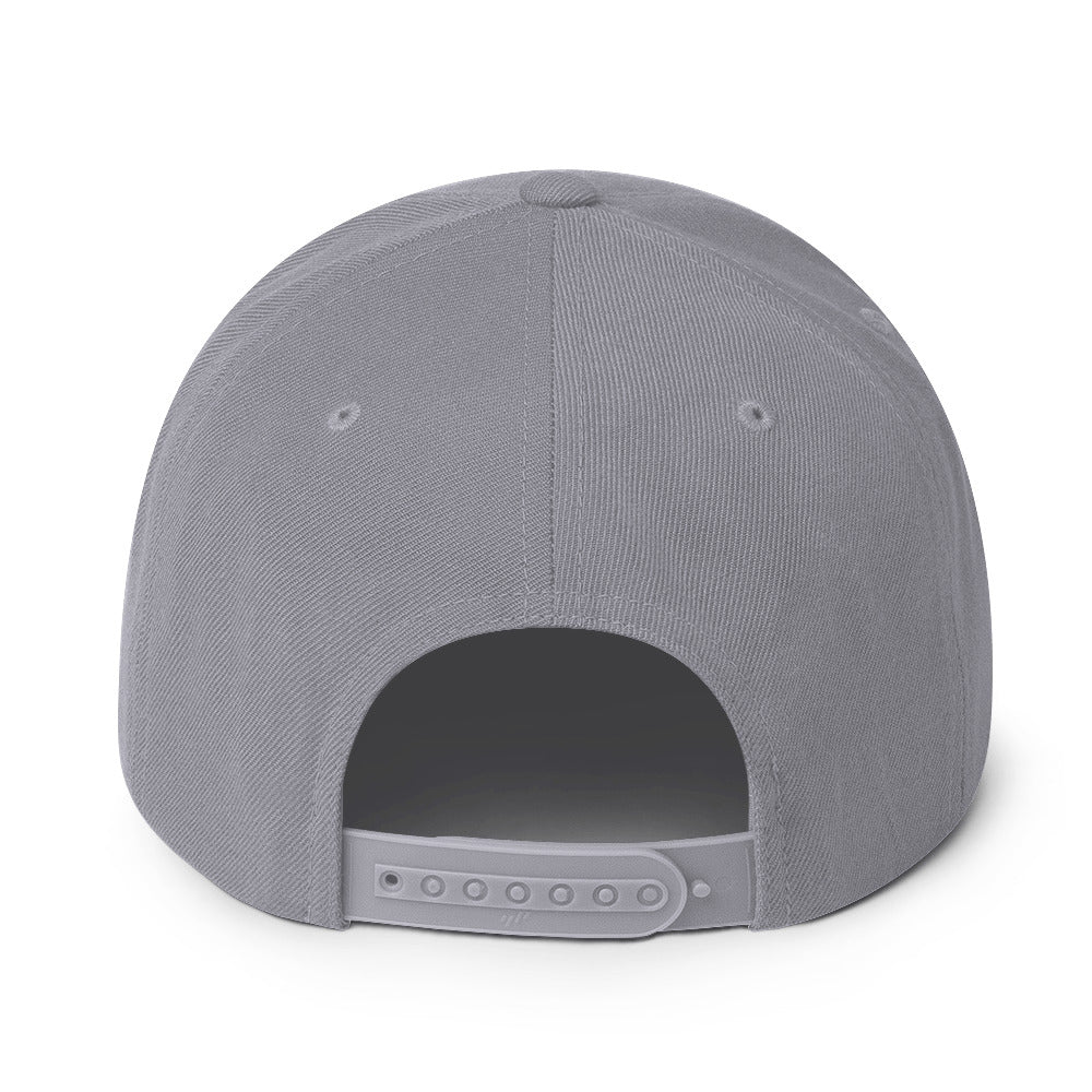 BROOKLYN ANARCHY SNAPBACK HAT (WHITE)