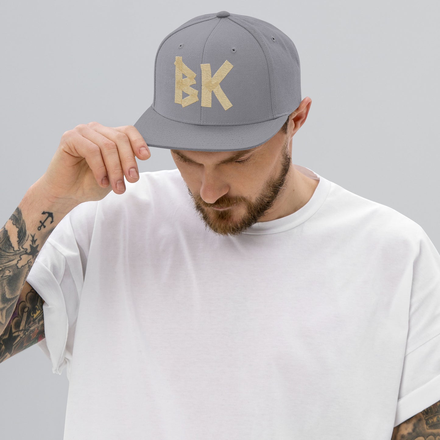 BK "MASK & TAPE" SNAPBACK HAT