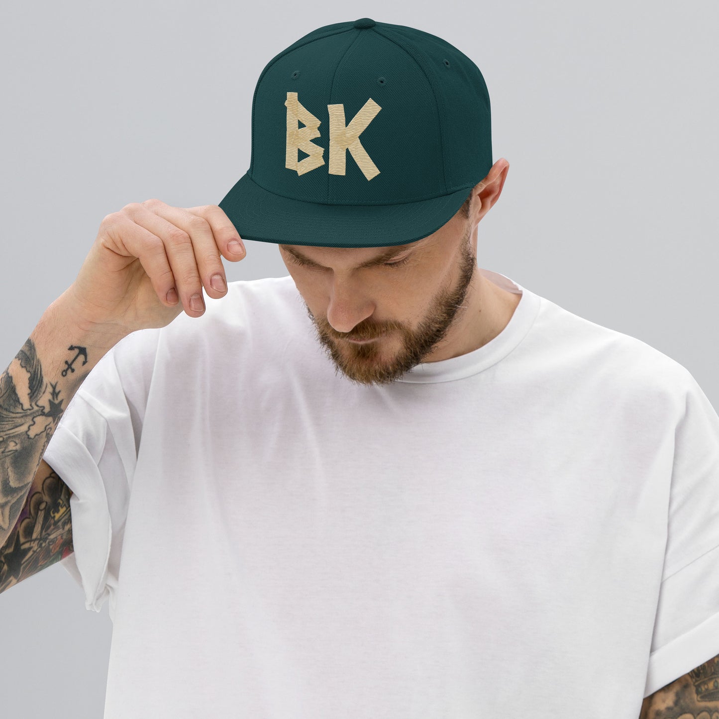 BK "MASK & TAPE" SNAPBACK HAT