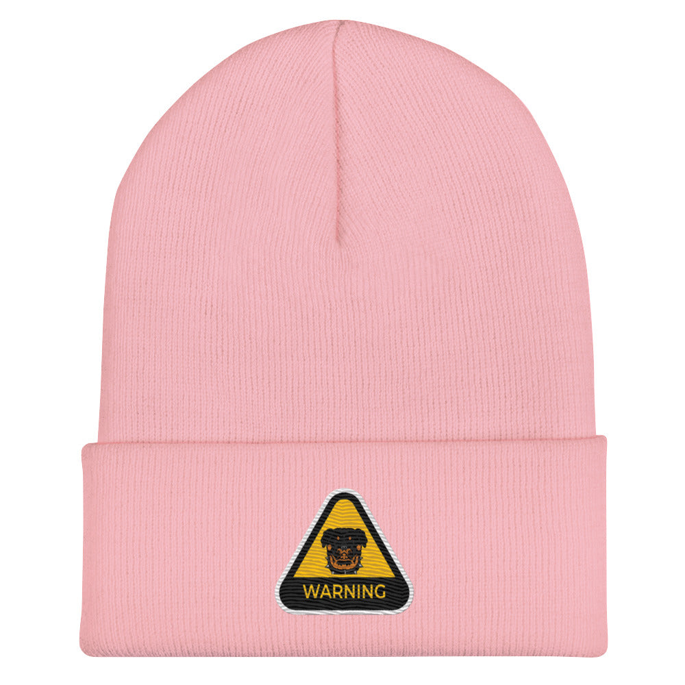 HLR WARNING BADGE CUFFED BEANIE