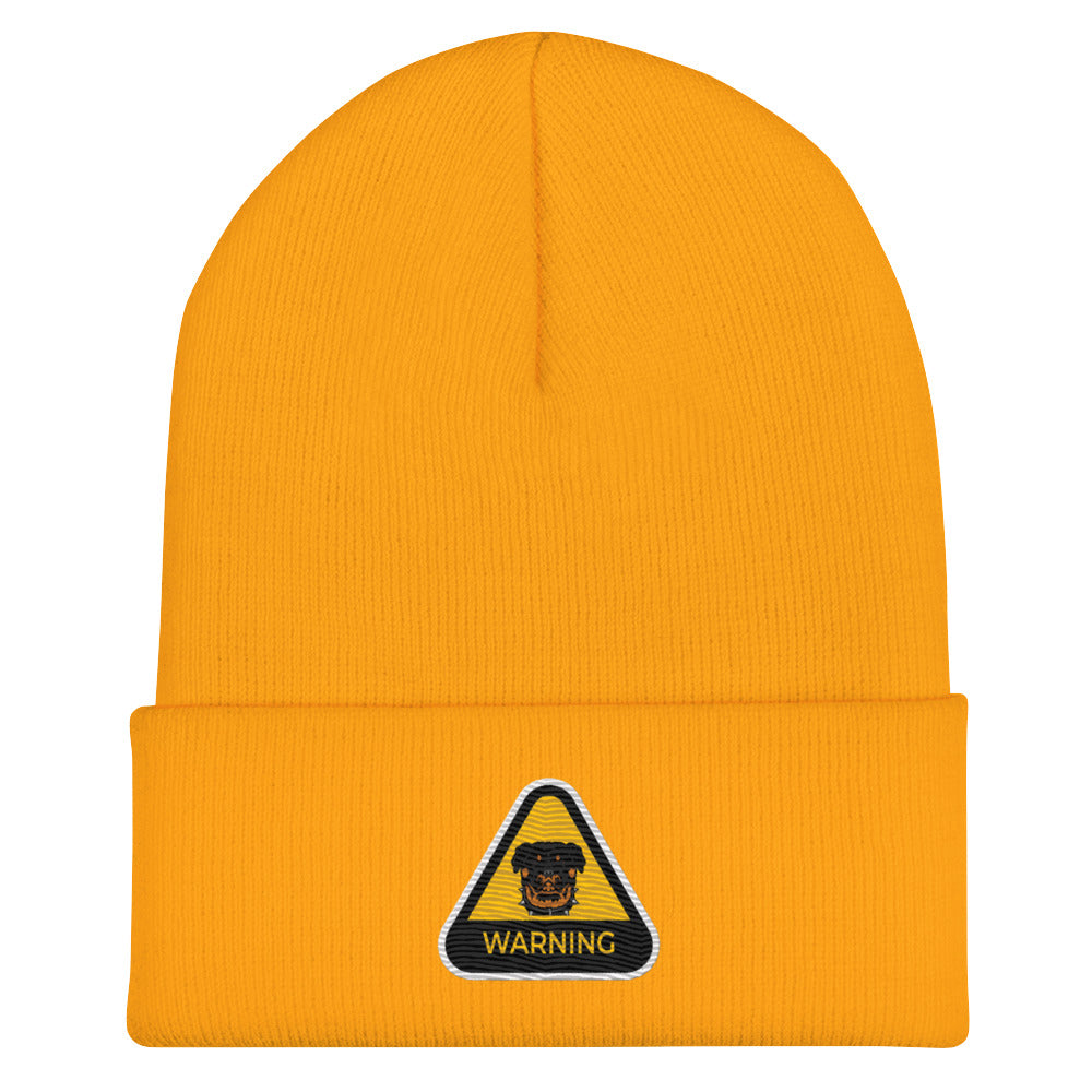 HLR WARNING BADGE CUFFED BEANIE