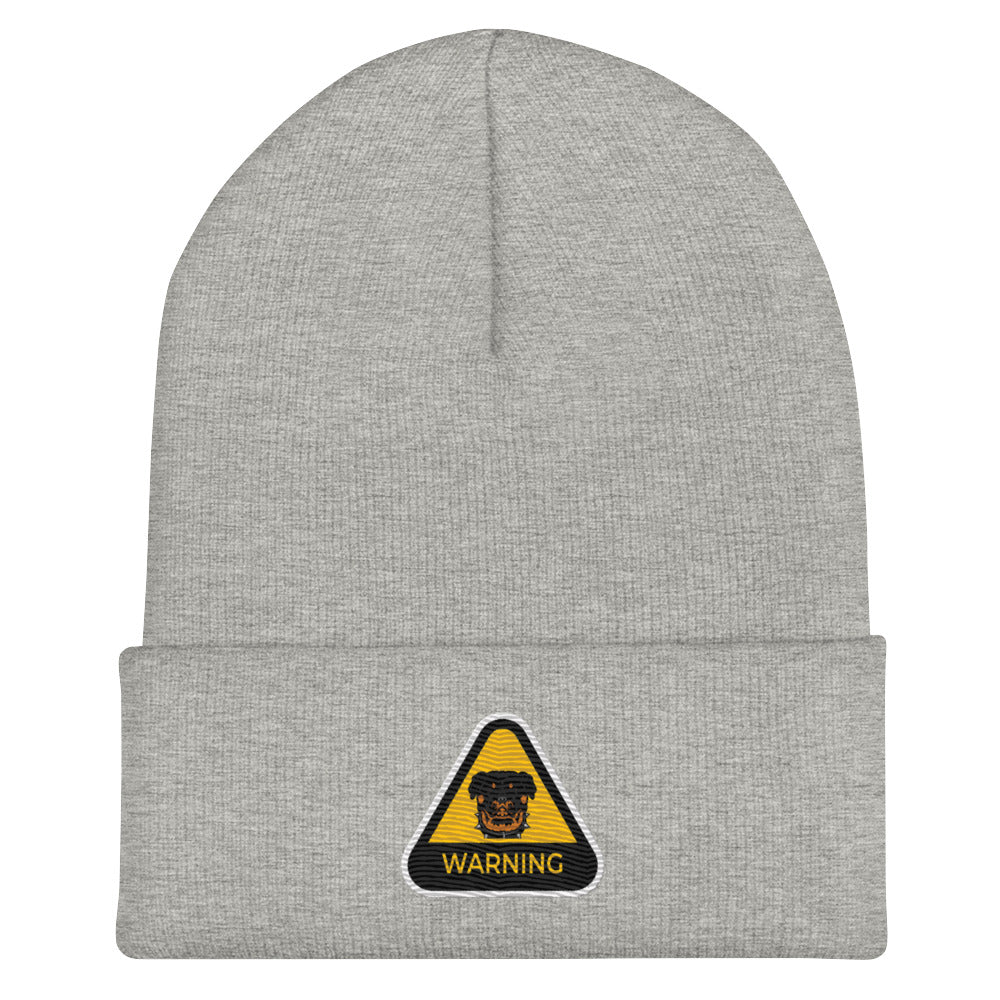 HLR WARNING BADGE CUFFED BEANIE