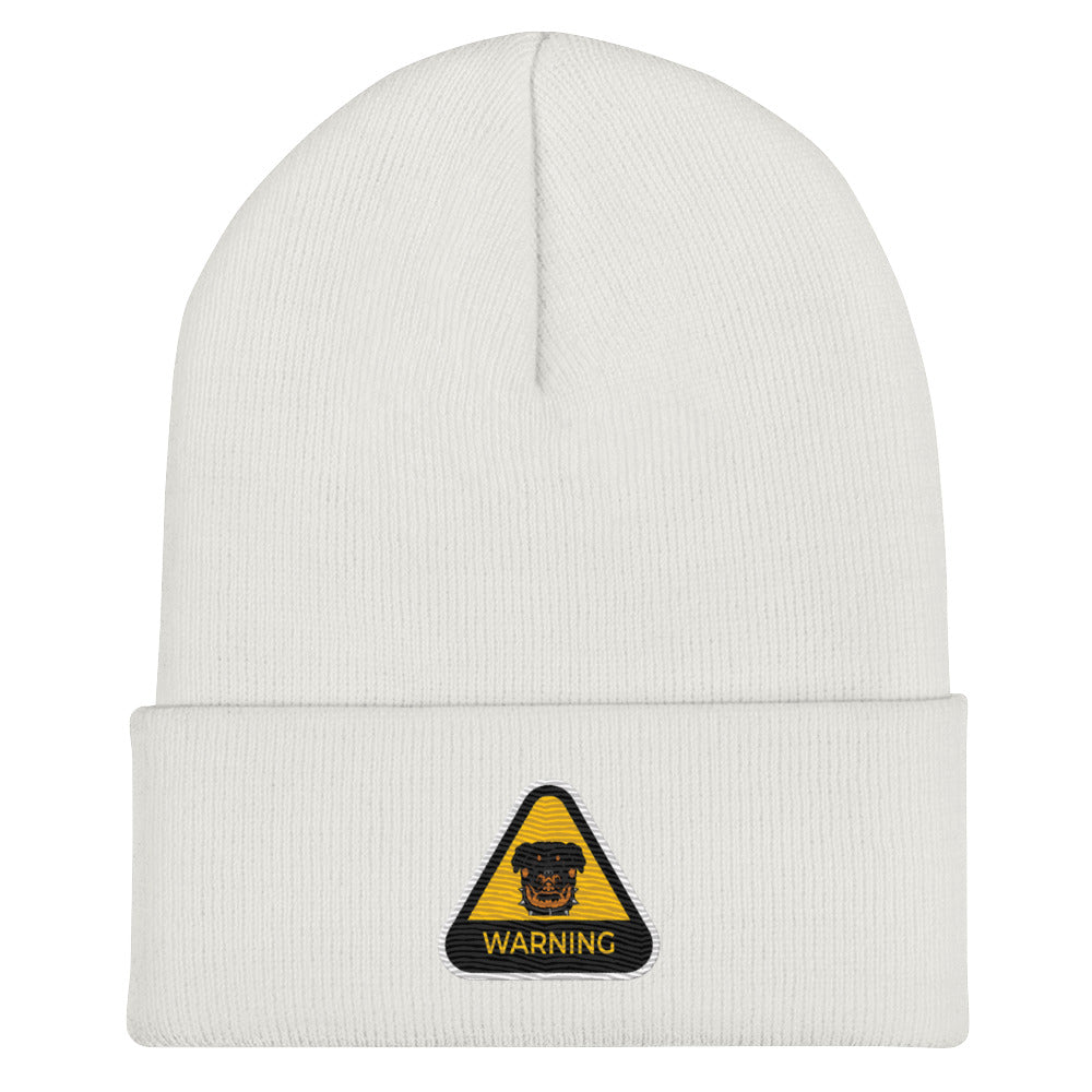 HLR WARNING BADGE CUFFED BEANIE