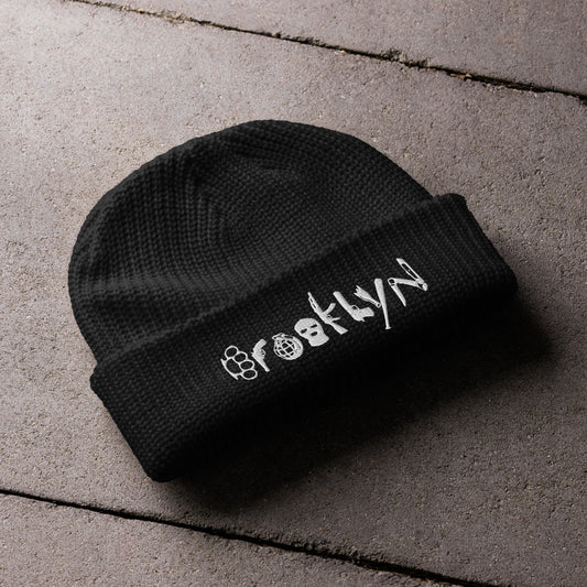 BROOKLYN ANARCHY FISHERMAN BEANIE