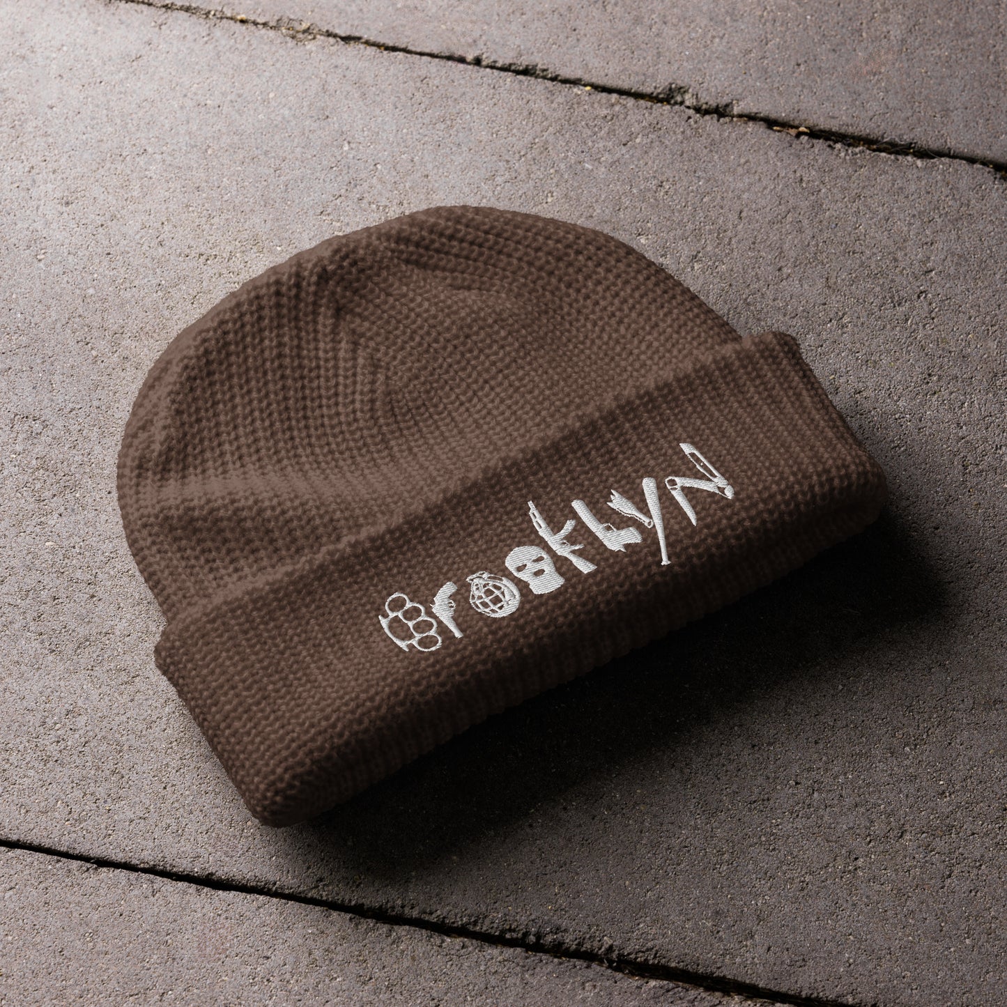 BROOKLYN ANARCHY FISHERMAN BEANIE