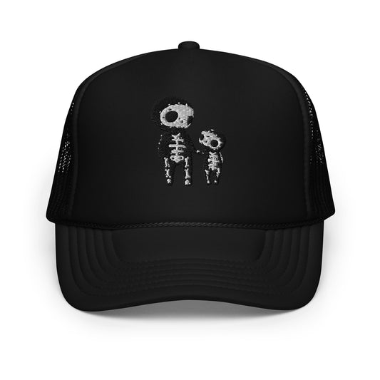 GOOD DAD GANG QT FOAM TRUCKER HAT (BLACK)