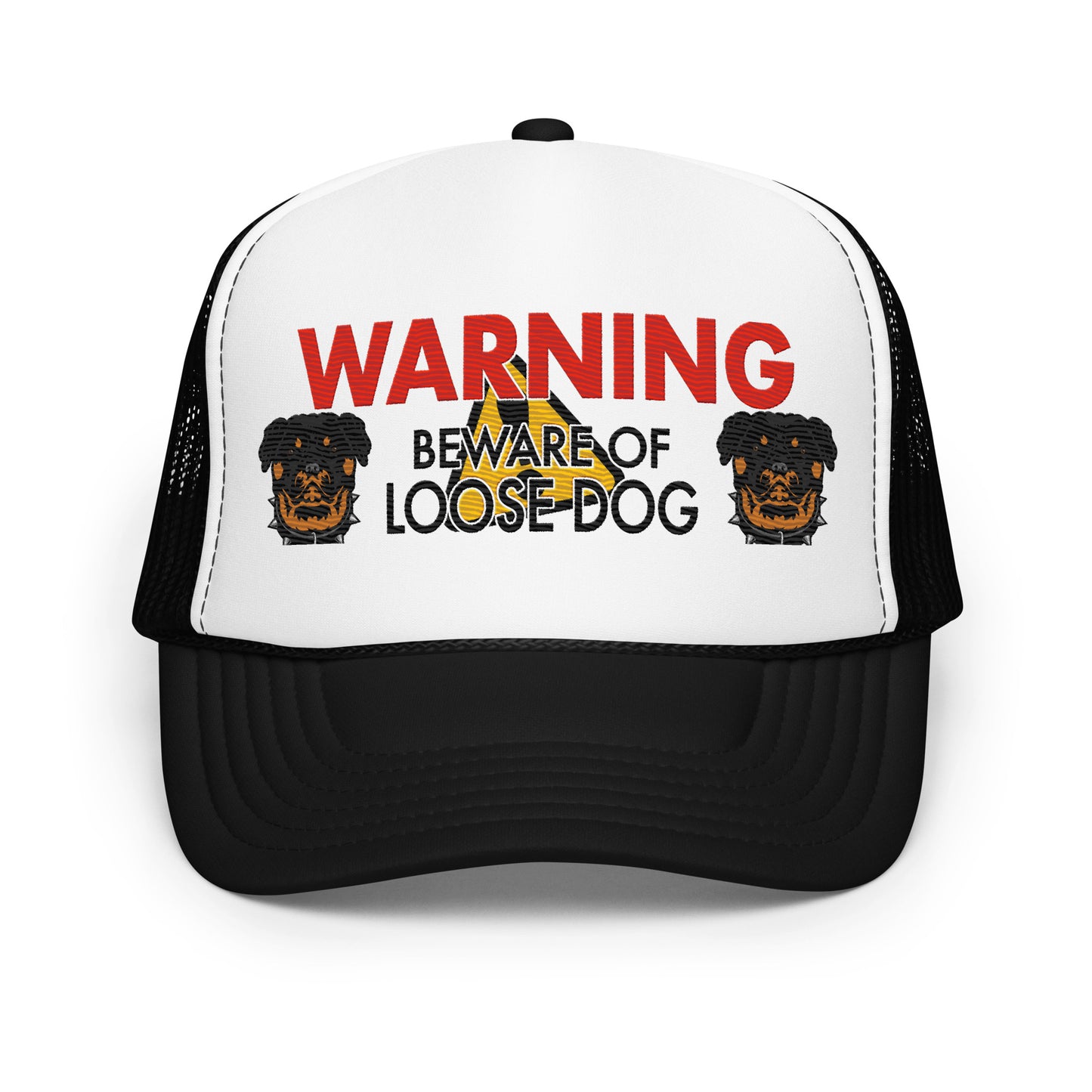 HARD LIKE ROTTWEILER FOAM TRUCKER HAT