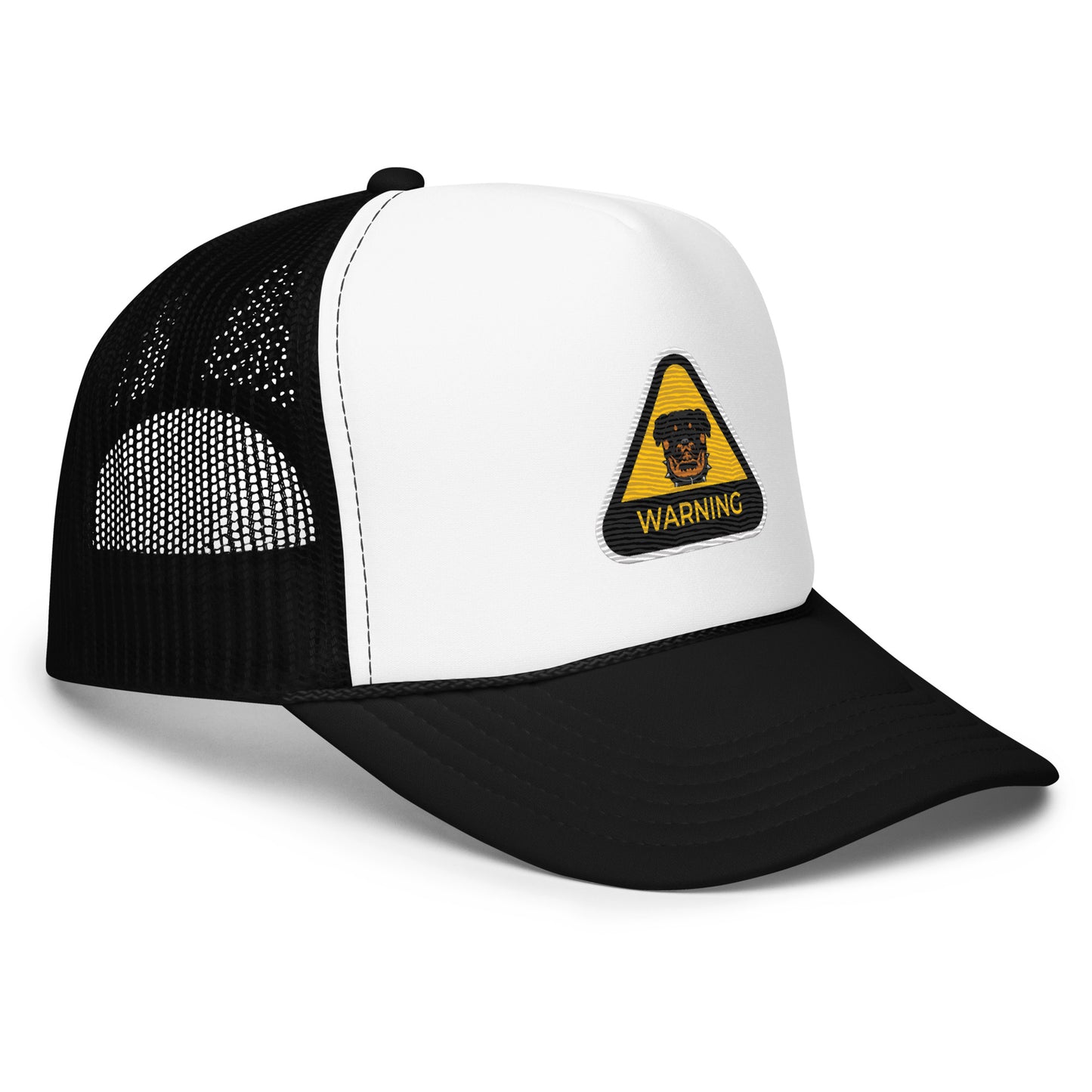 HLR WARNING BADGE FOAM TRUCKER HAT