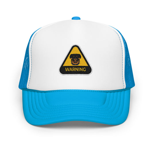 HLR WARNING BADGE FOAM TRUCKER HAT