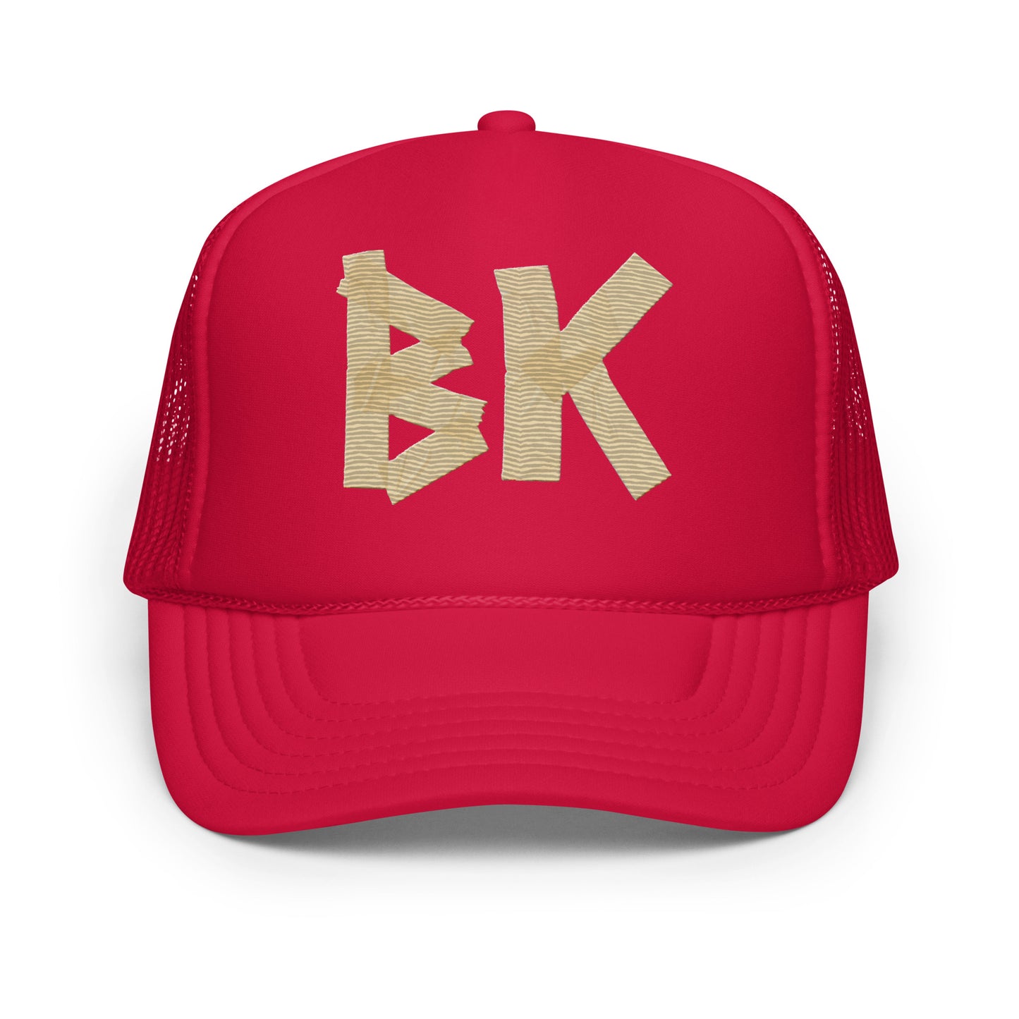 BROOKLYN "MASK & TAPE" FOAM TRUCKER HAT