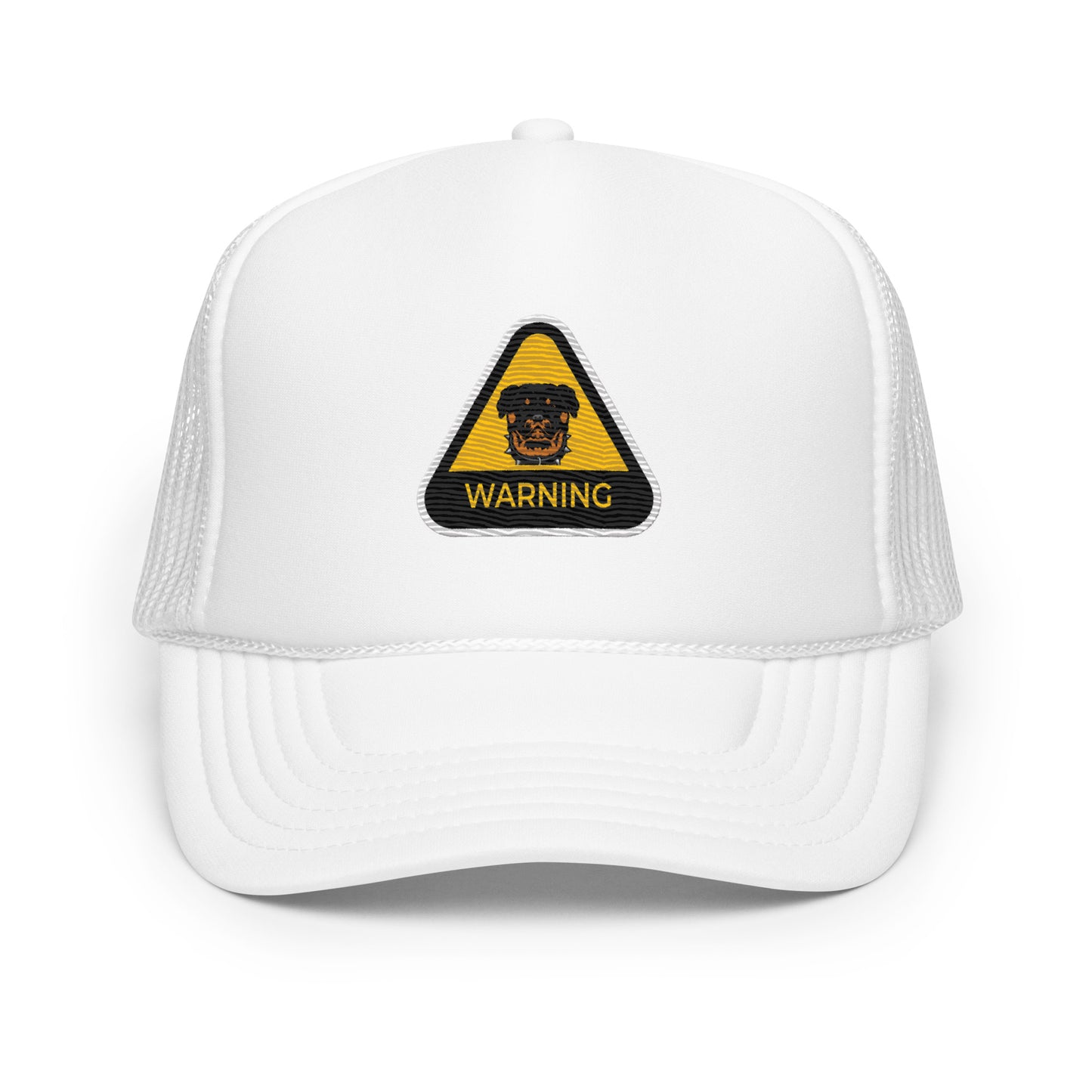 HLR WARNING BADGE FOAM TRUCKER HAT