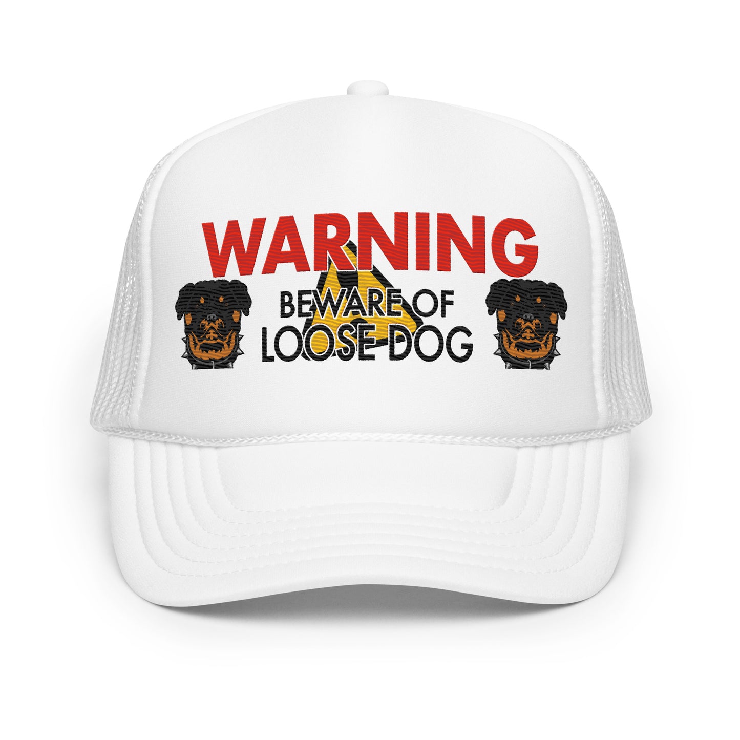 HARD LIKE ROTTWEILER FOAM TRUCKER HAT