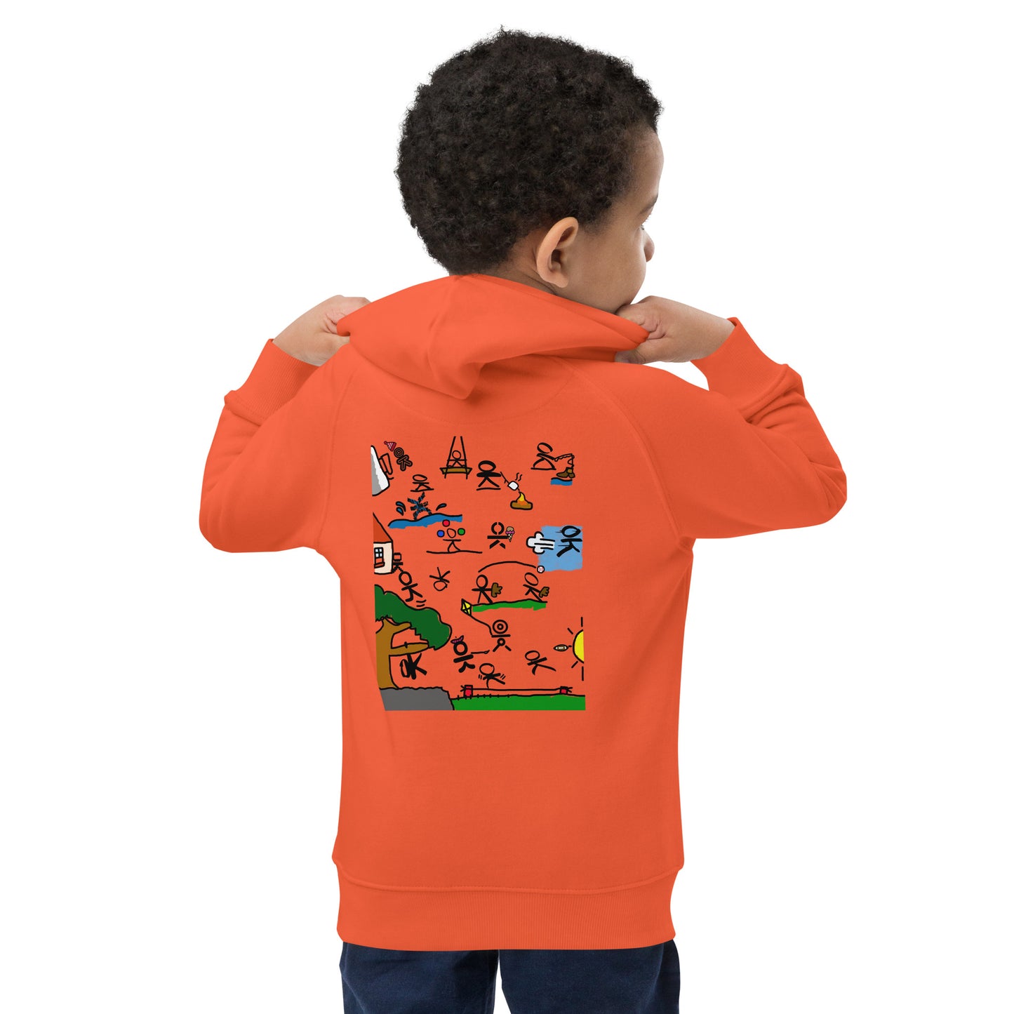 "OK" PEOPLE KIDS HOODIE (AGES 4-12)