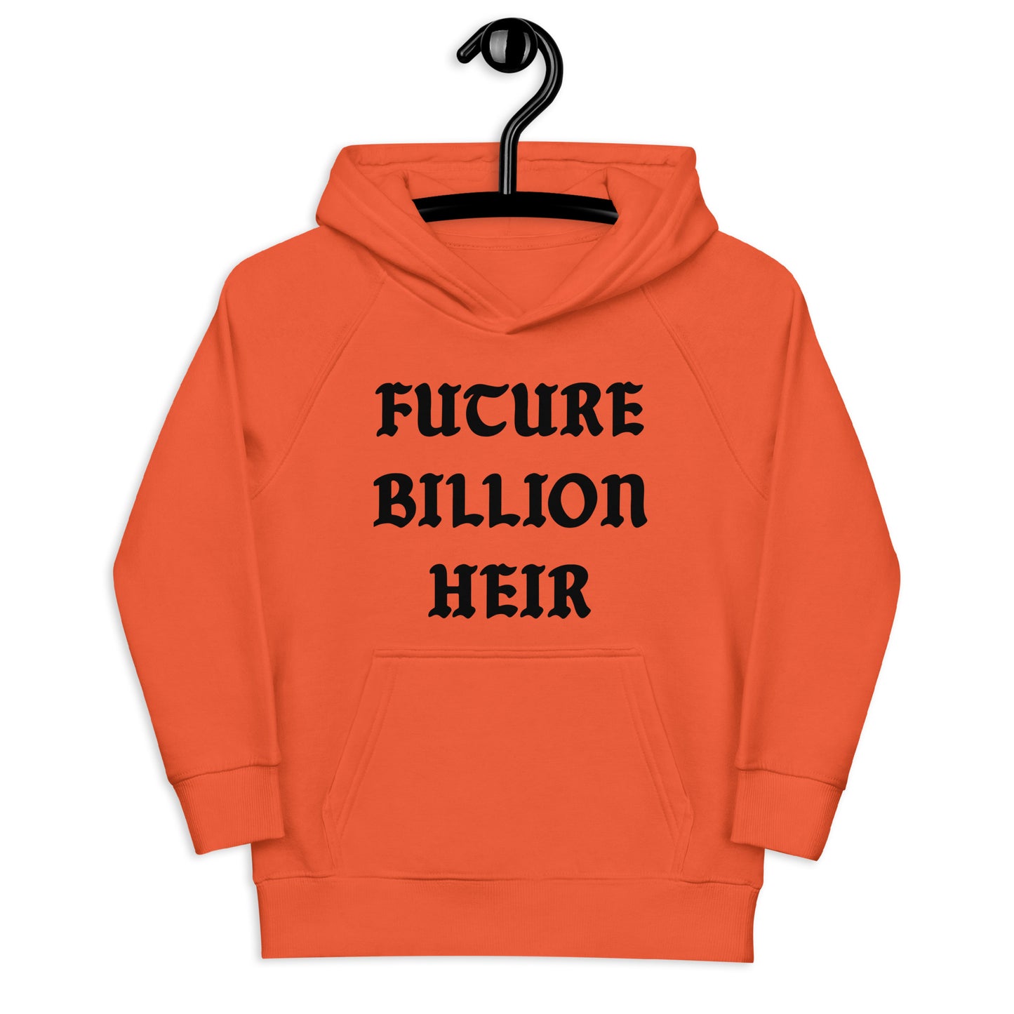 FUTURE BILLION HEIR HOODIE (BLACK PRINT...AGES 4-12)