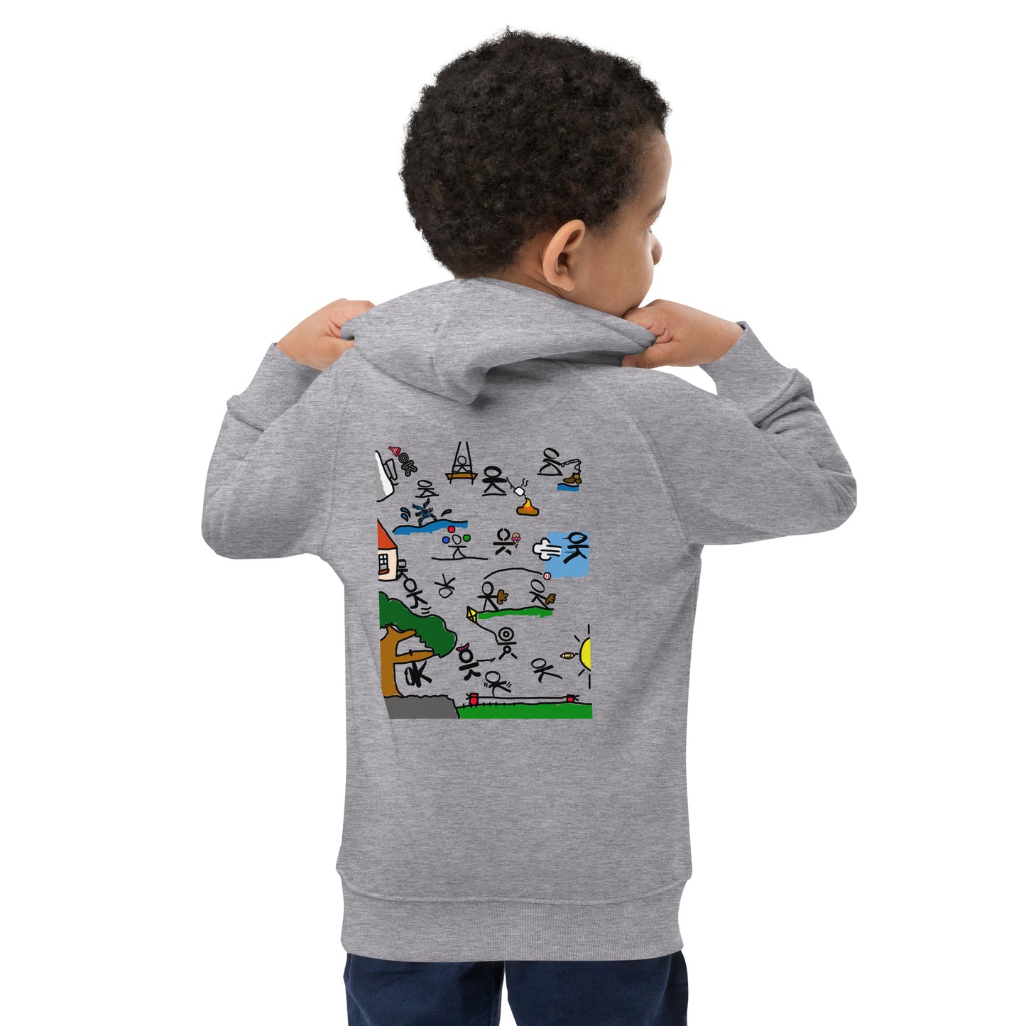 "OK" PEOPLE KIDS HOODIE (AGES 4-12)