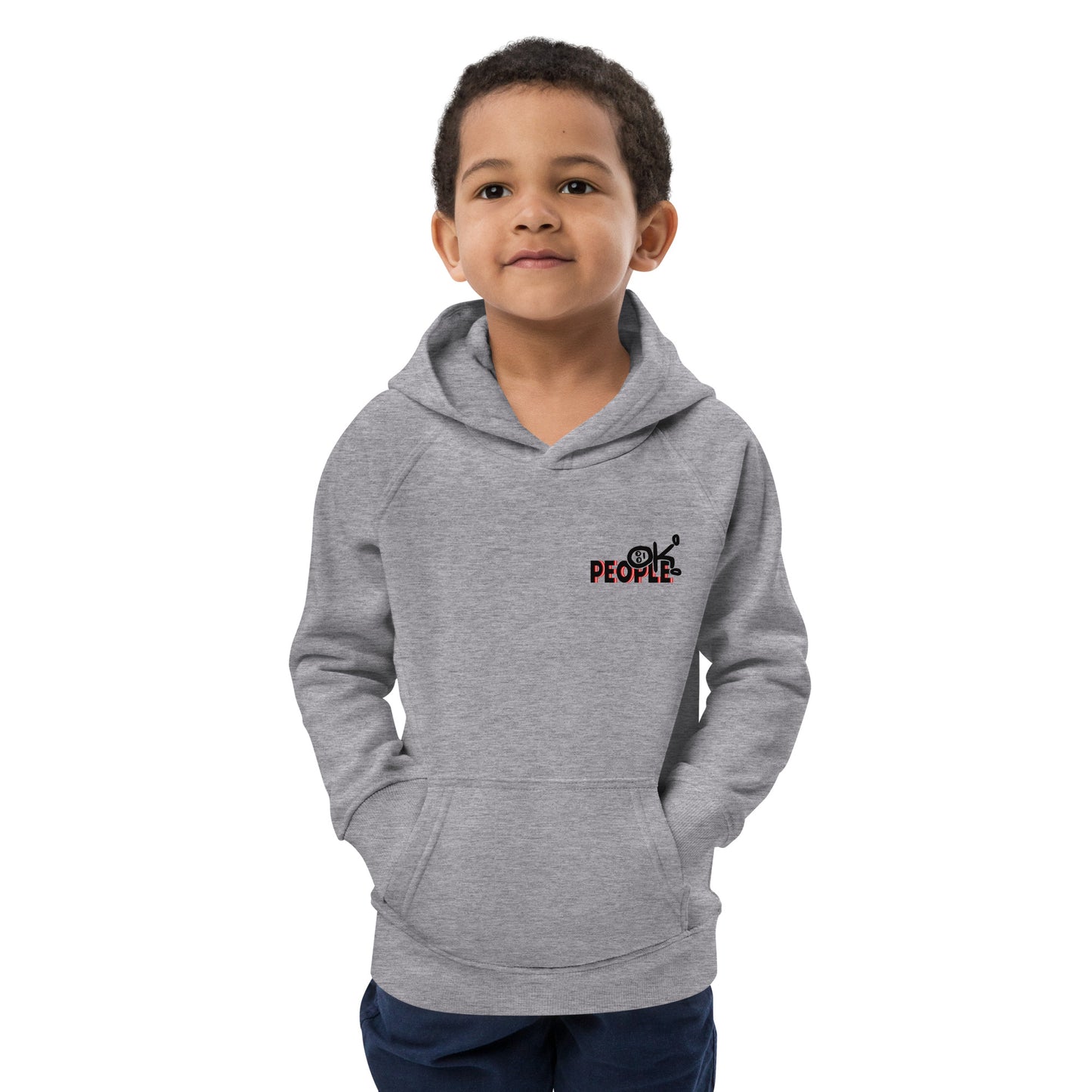 "OK" PEOPLE KIDS HOODIE (AGES 4-12)