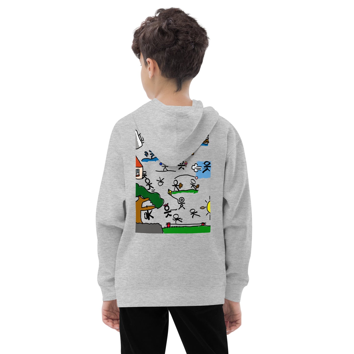 "OK" PEOPLE KIDS FLEECE HOODIE