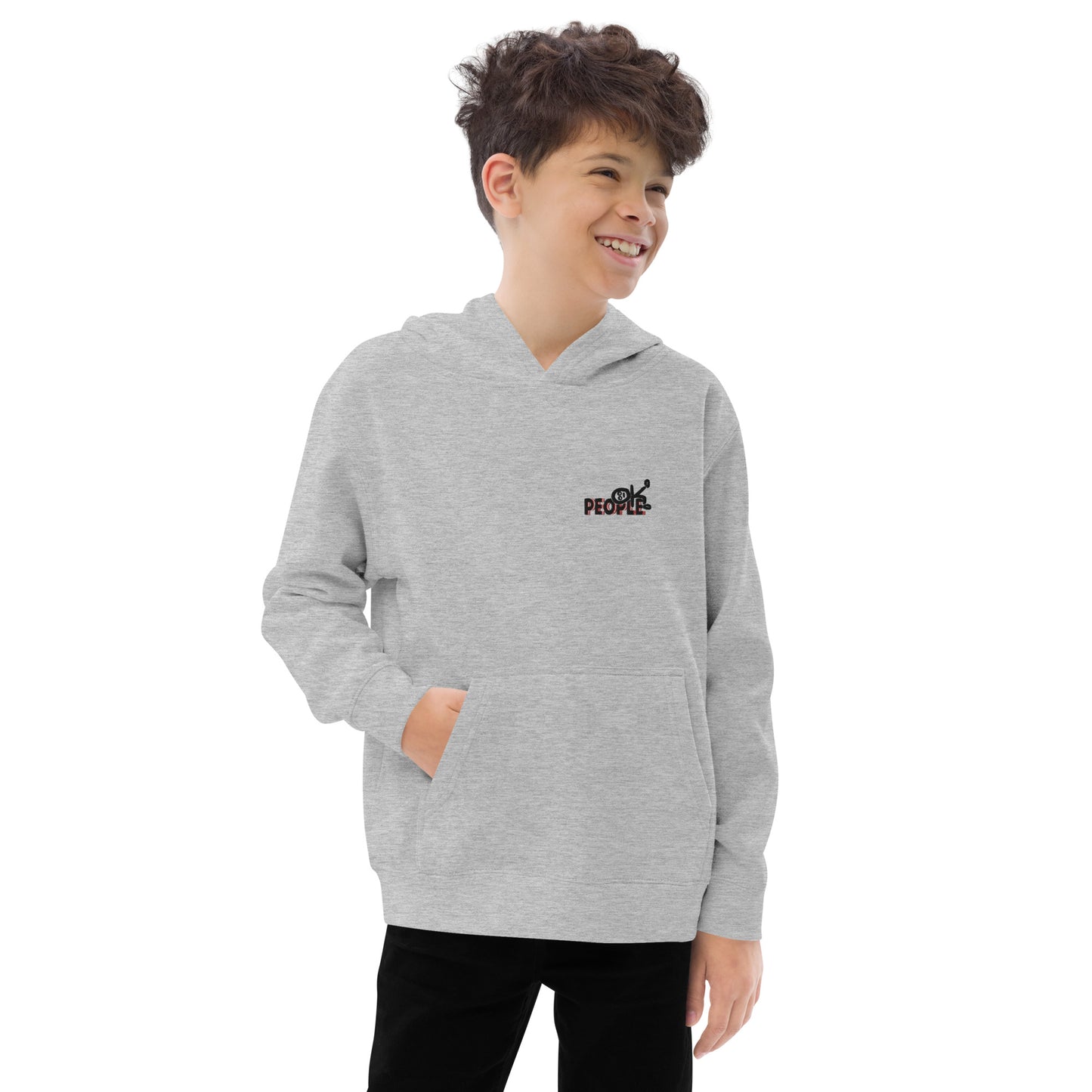 "OK" PEOPLE KIDS FLEECE HOODIE