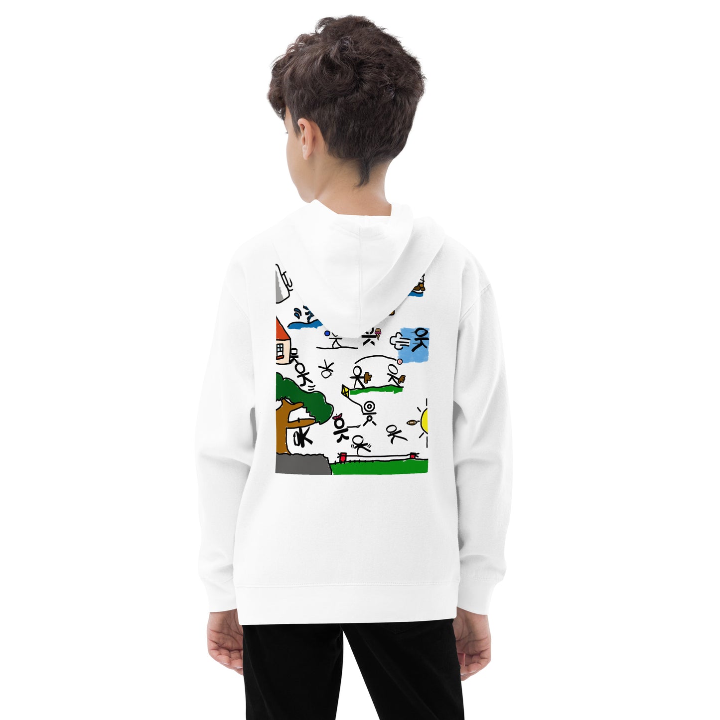 "OK" PEOPLE KIDS FLEECE HOODIE