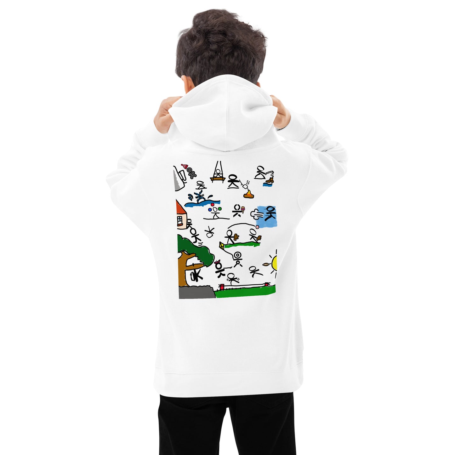 "OK" PEOPLE KIDS FLEECE HOODIE