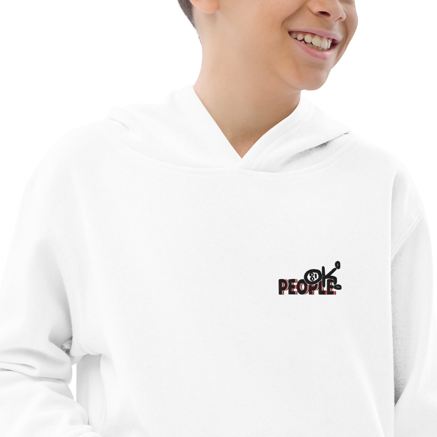 "OK" PEOPLE KIDS FLEECE HOODIE