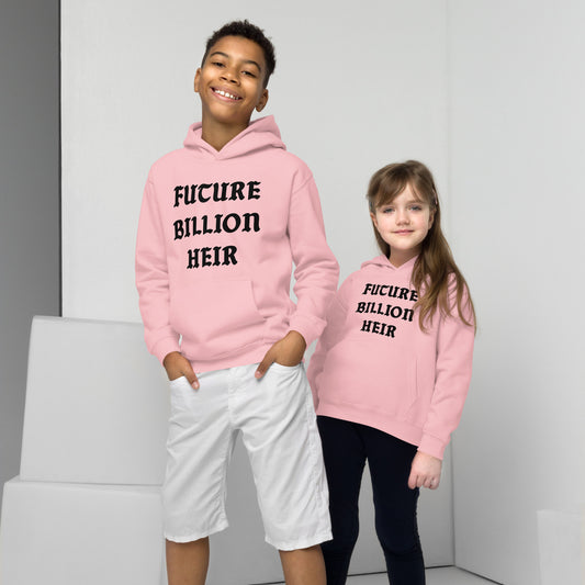 FUTURE BILLION HEIR KIDS HOODIE (BLACK PRINT)