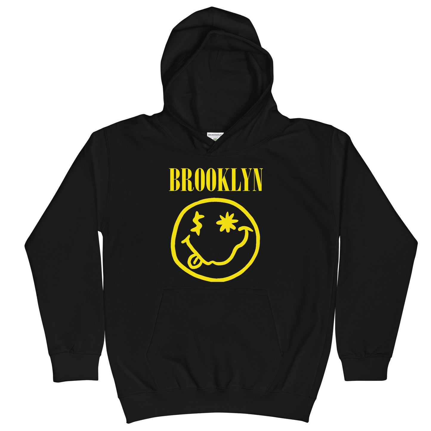 BABY BKRX - BROOKLYN "SMILEY" FACE KIDS HOODIE