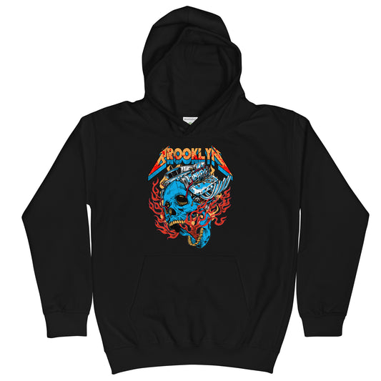 BABY BKRX - BROOKLYN MOTOR SKULL KIDS HOODIE