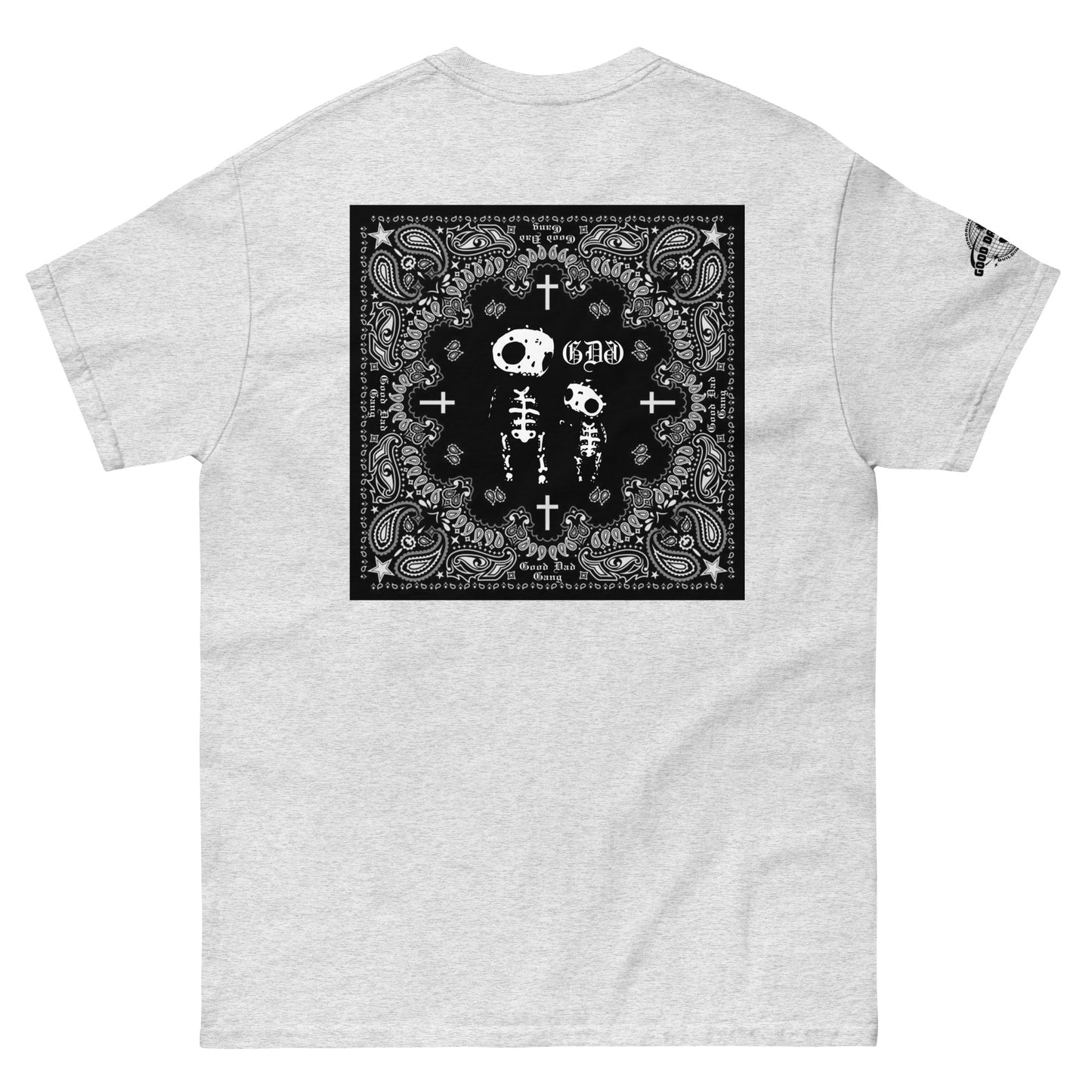 GOOD DAD GANG BANDANA MENs CLASSIC TEE (BLACK)