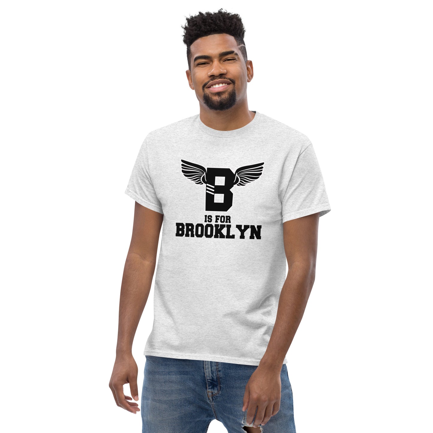 "B" IS FOR BROOKLYN - B-WING CLASSIC TEE (BLACK)