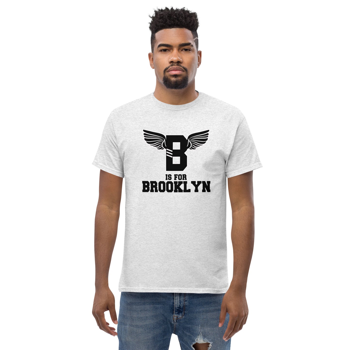 "B" IS FOR BROOKLYN - B-WING CLASSIC TEE (BLACK)