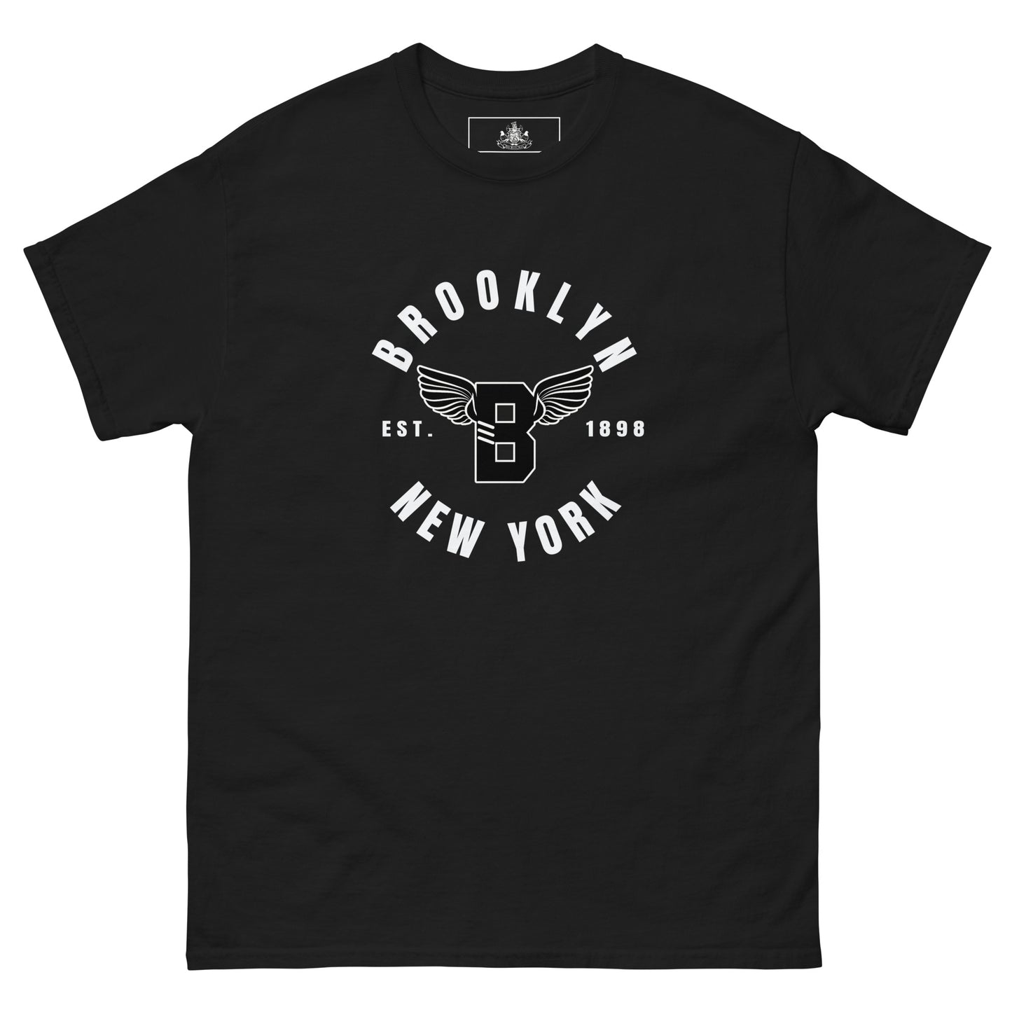 B-WING - BKNY EST. 1898 MENS CLASSIC TEE (BLACK & WHITE)