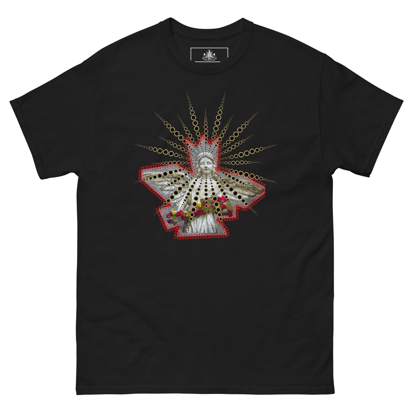 GIMME MY FXCKIN FLOWERS MENS CLASSIC ANGEL TEE