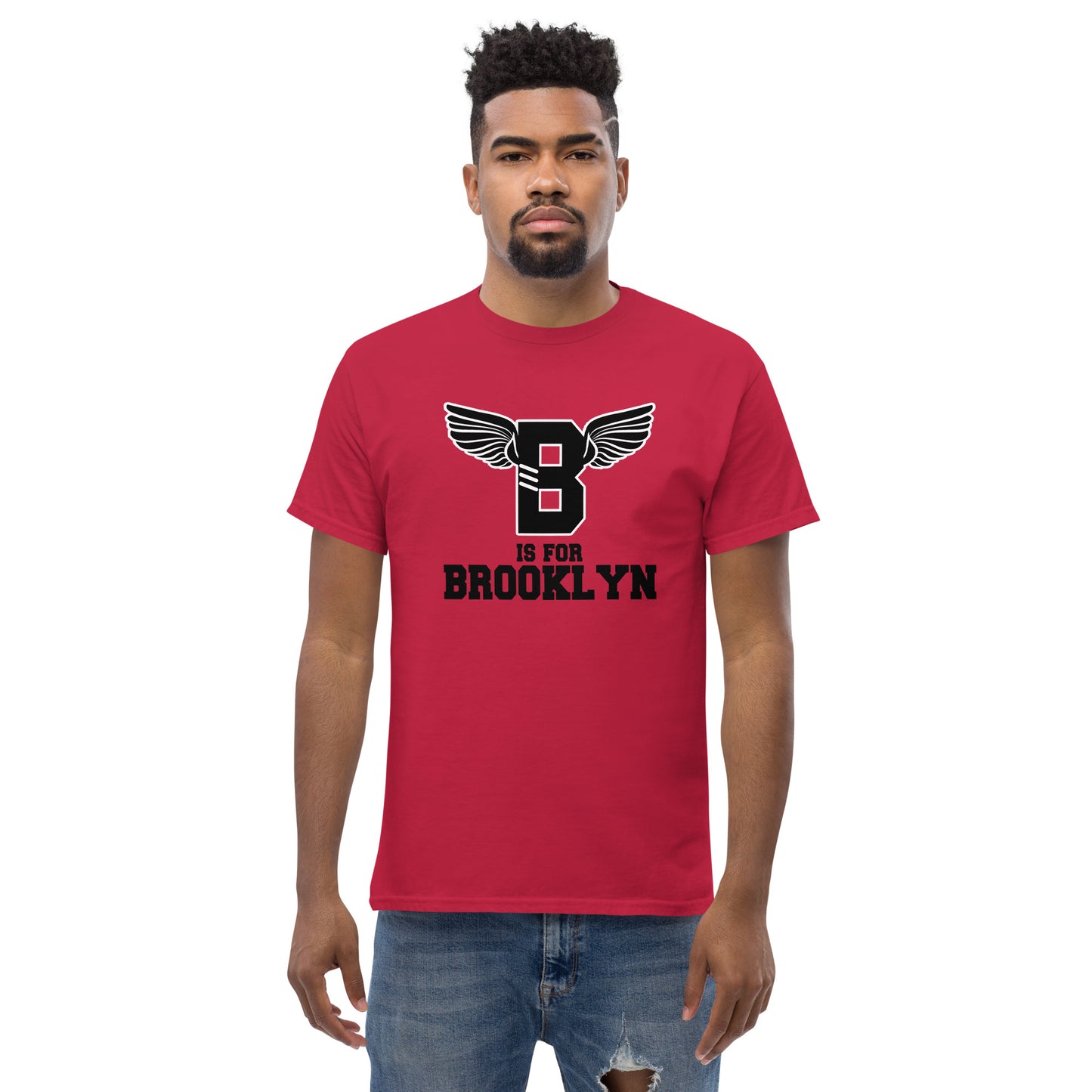 "B" IS FOR BROOKLYN - B-WING CLASSIC TEE (BLACK)