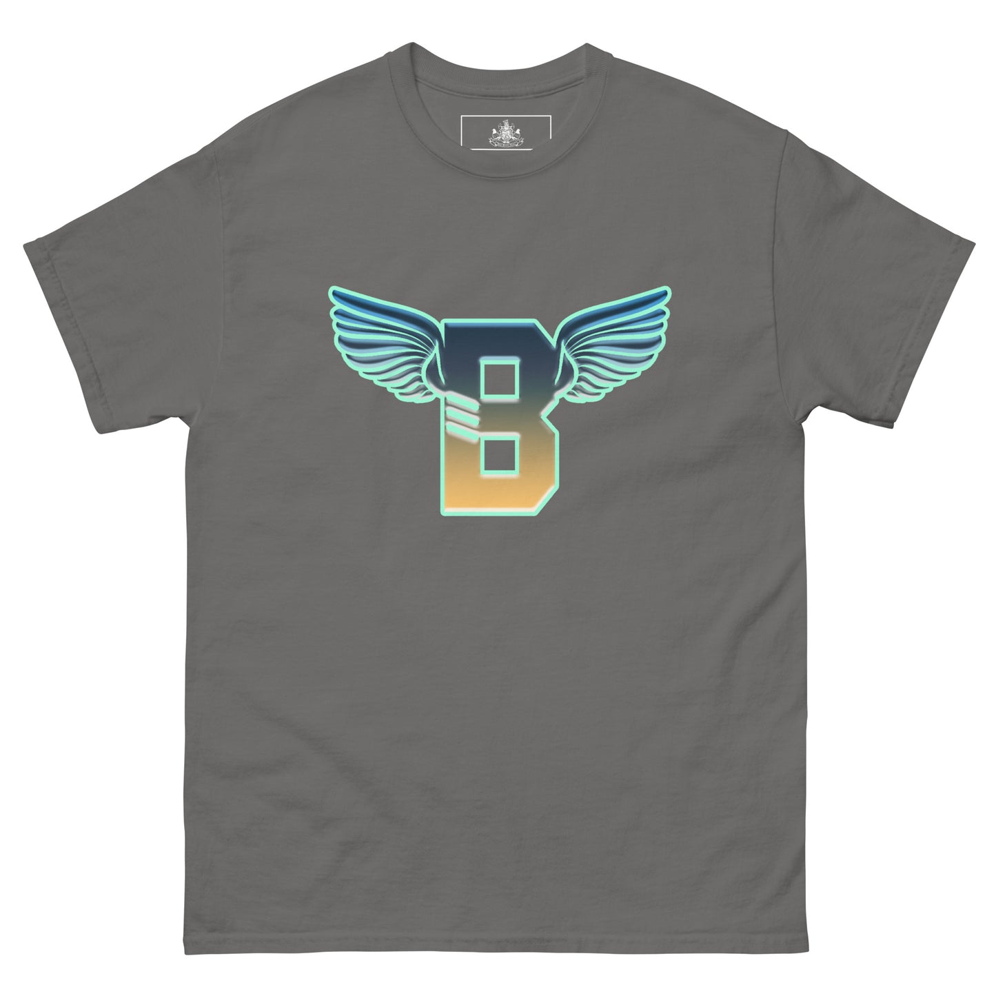 "B" IS FOR BROOKLYN - B-WING CLASSIC TEE (DUSK GRADIENT EMBOSS)