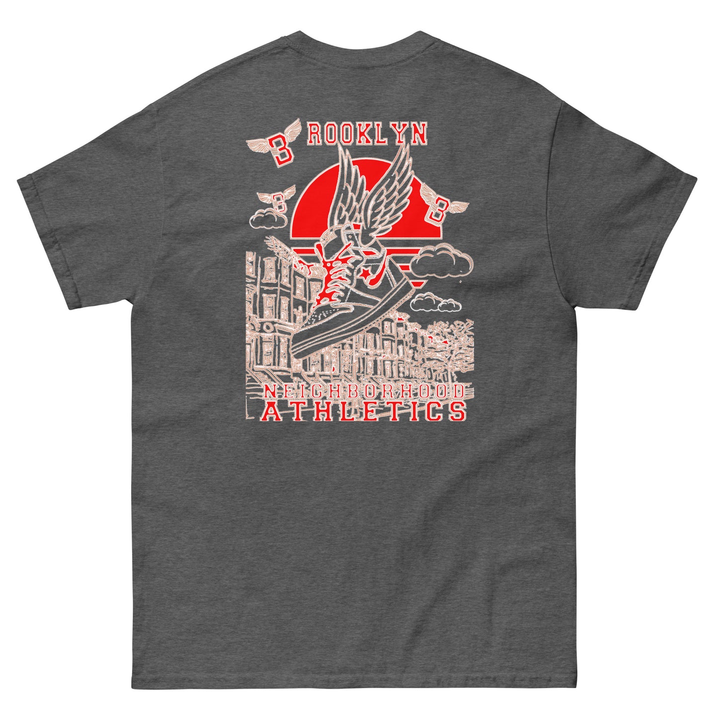 B-WING - NEIGHBORHOOD ATHLETICS CLASSIC TEE (RED/WHITE)