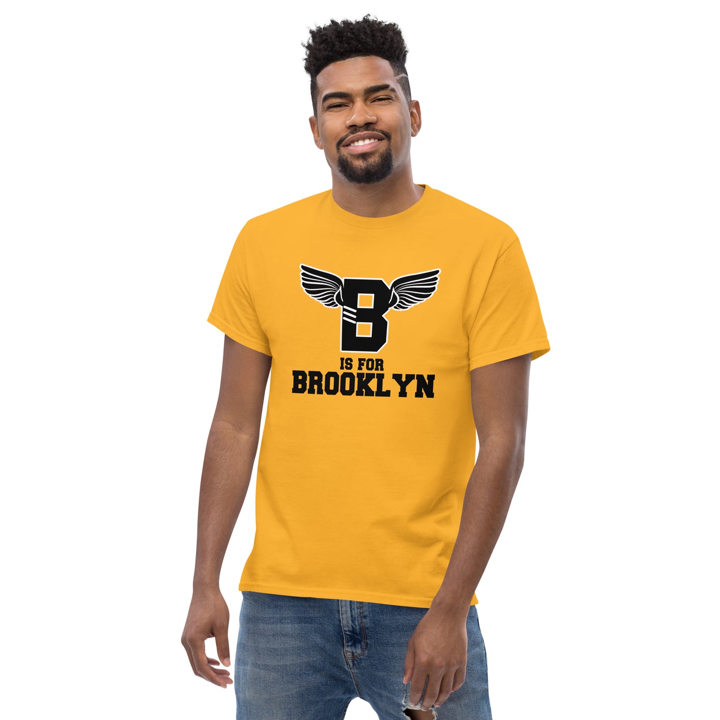 "B" IS FOR BROOKLYN - B-WING CLASSIC TEE (BLACK)