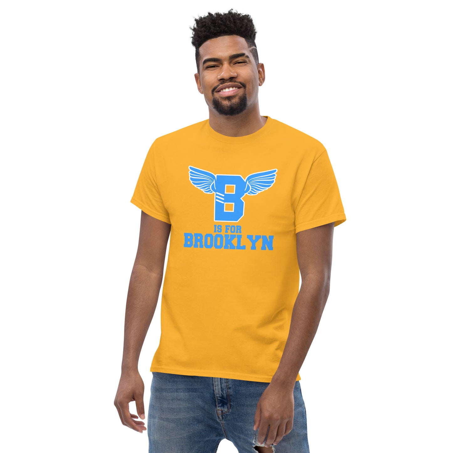 "B" IS FOR BROOKLYN - B-WING CLASSIC TEE (VIVID BLUE)