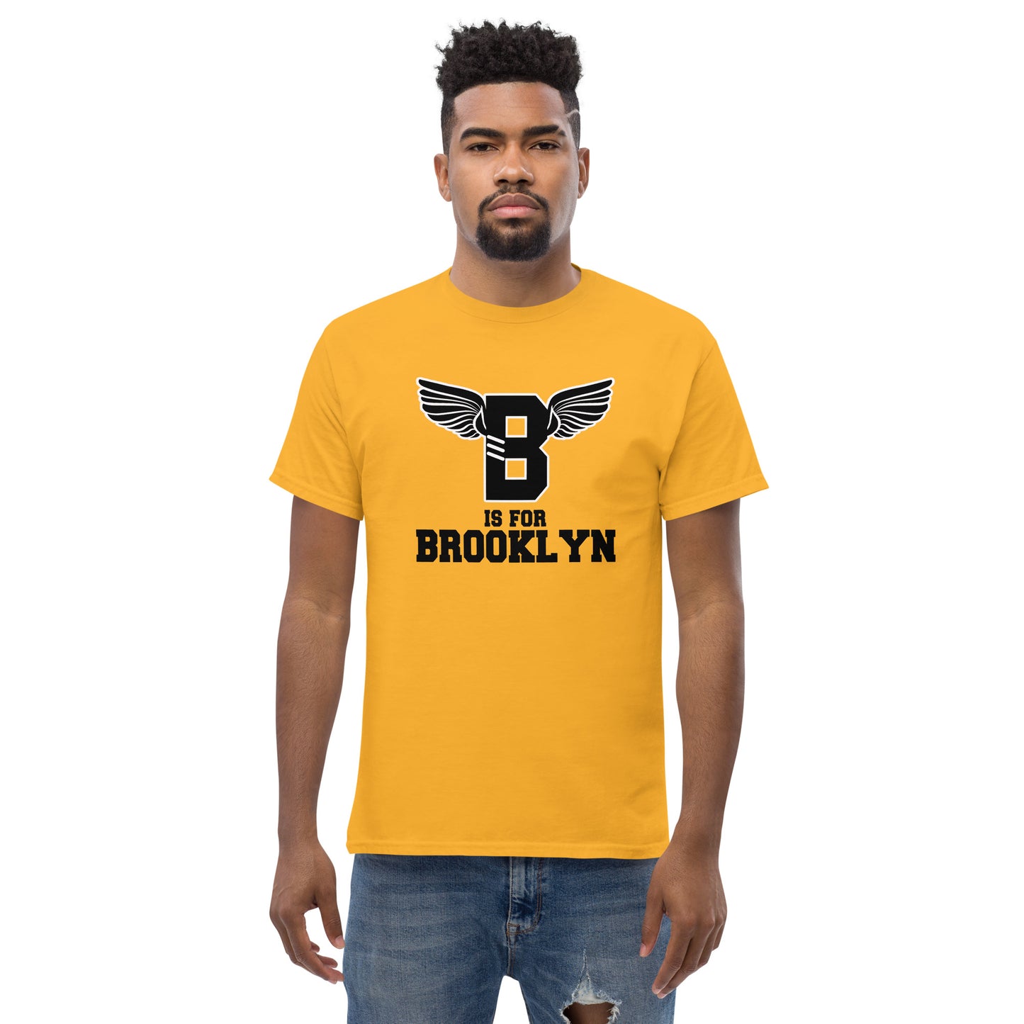 "B" IS FOR BROOKLYN - B-WING CLASSIC TEE (BLACK)