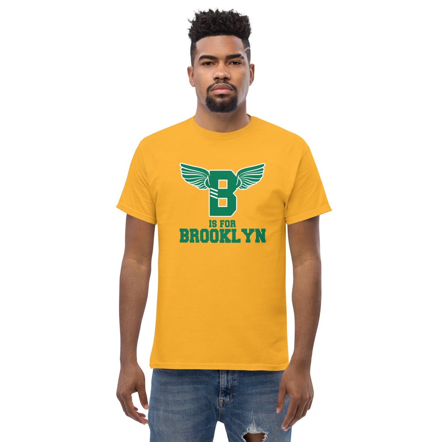 "B" IS FOR BROOKLYN - B-WING CLASSIC TEE (KELLY GREEN)