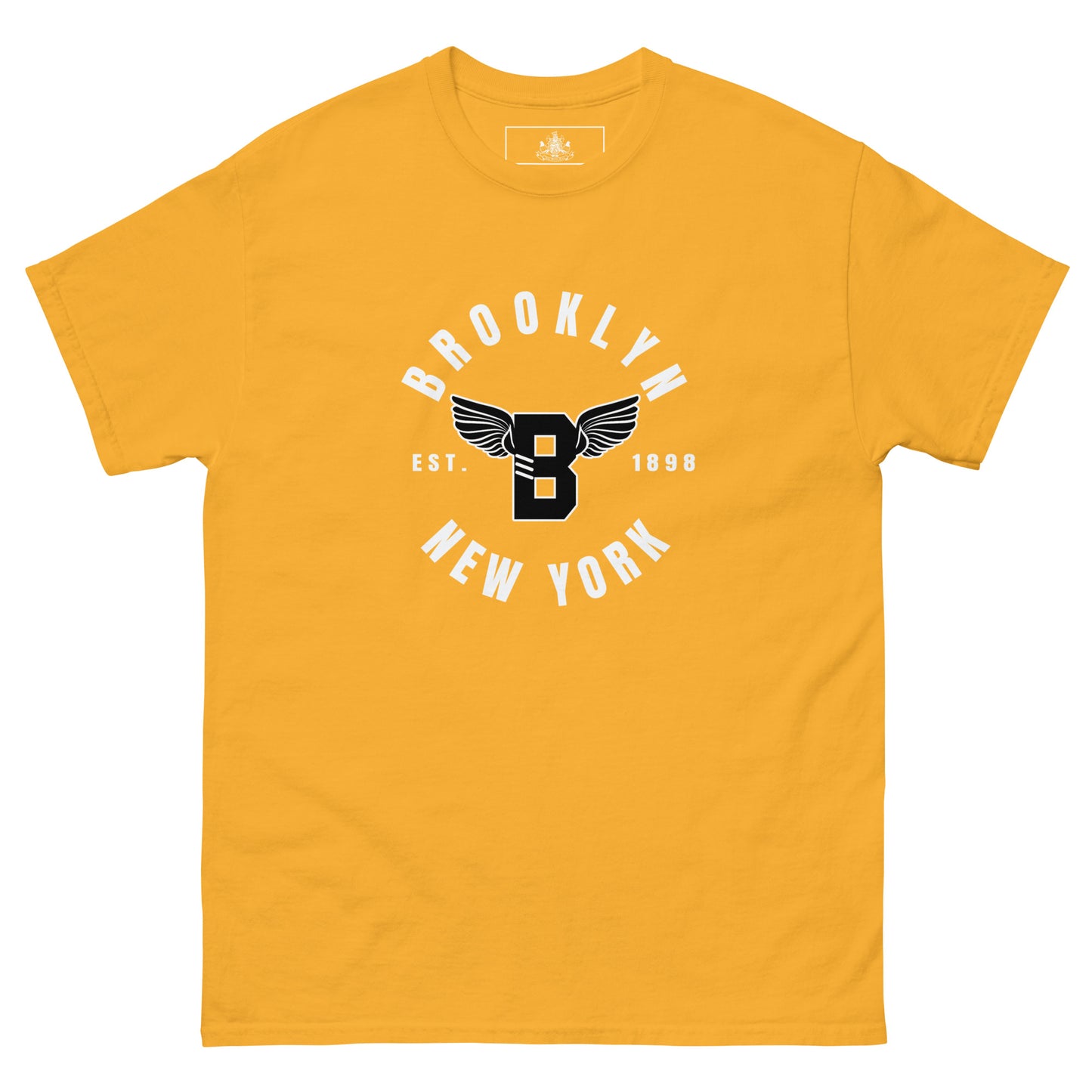 B-WING - BKNY EST. 1898 MENS CLASSIC TEE (BLACK & WHITE)