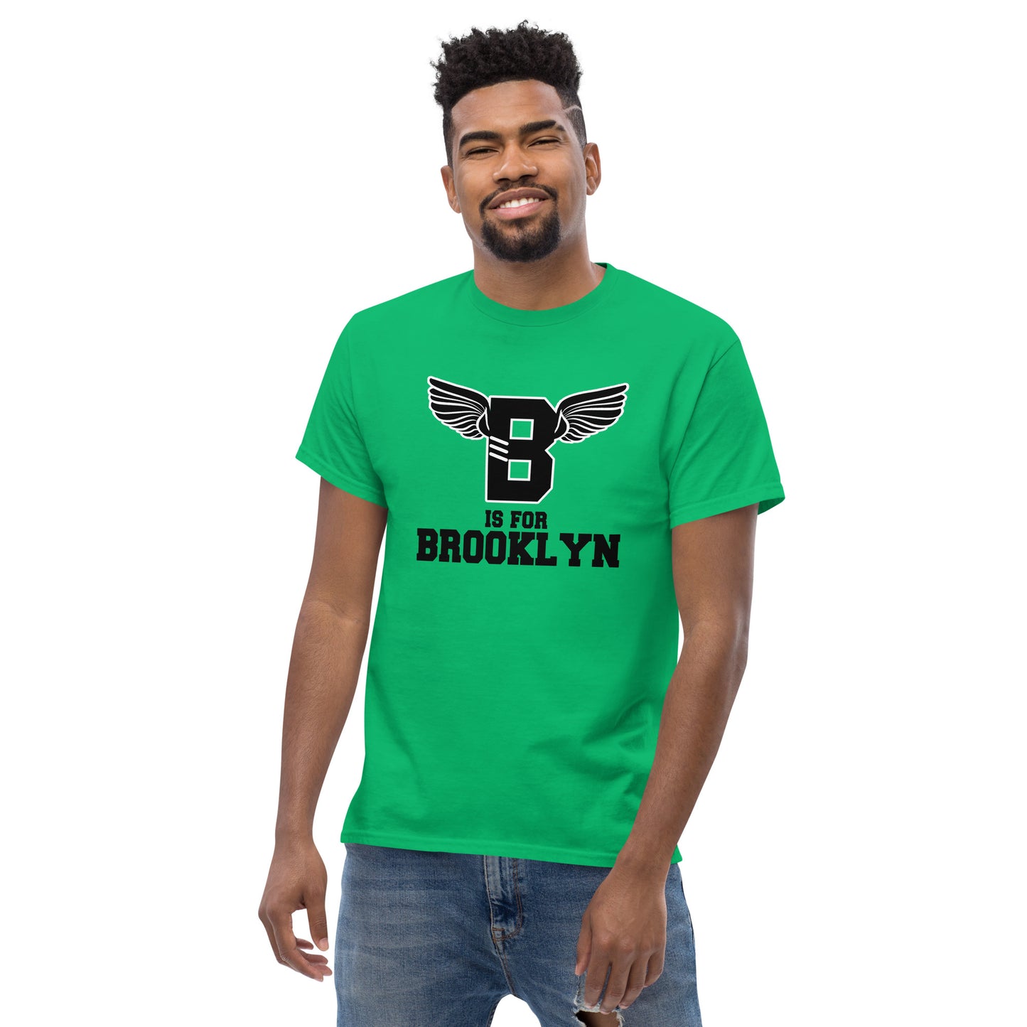 "B" IS FOR BROOKLYN - B-WING CLASSIC TEE (BLACK)