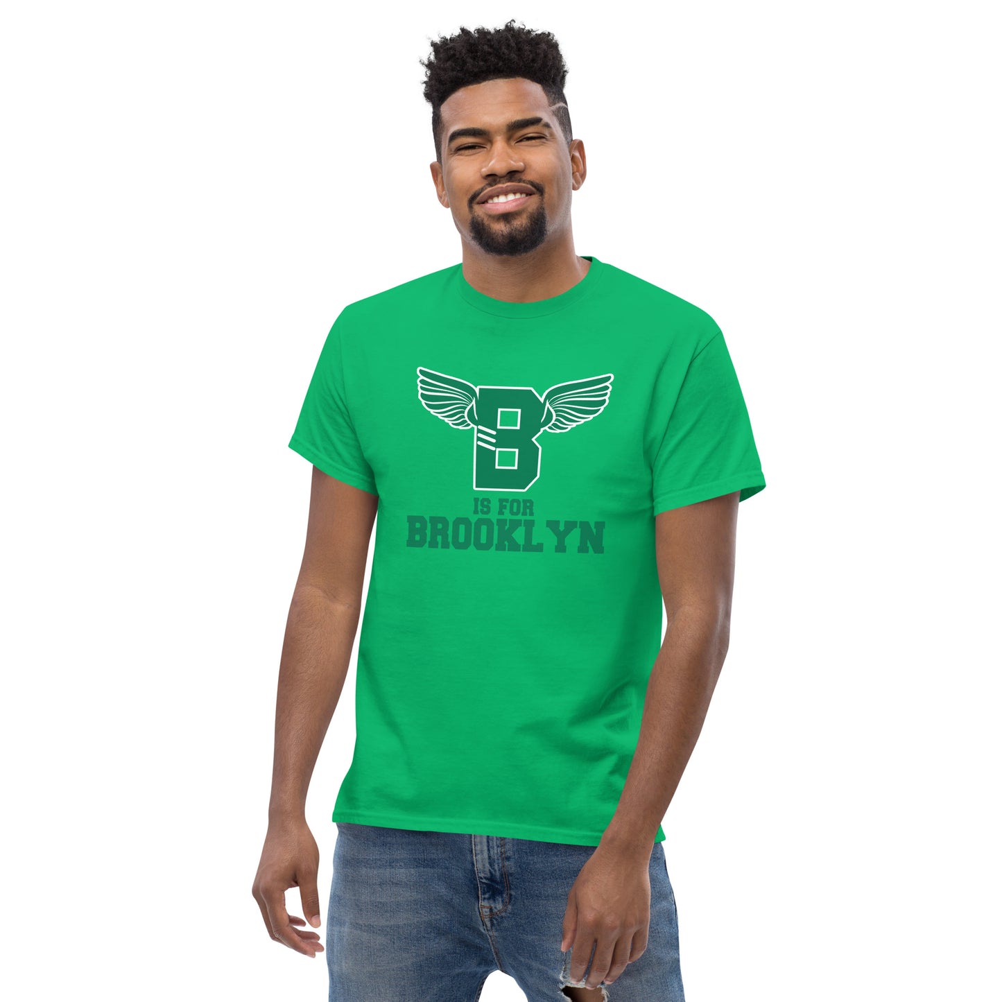 "B" IS FOR BROOKLYN - B-WING CLASSIC TEE (KELLY GREEN)