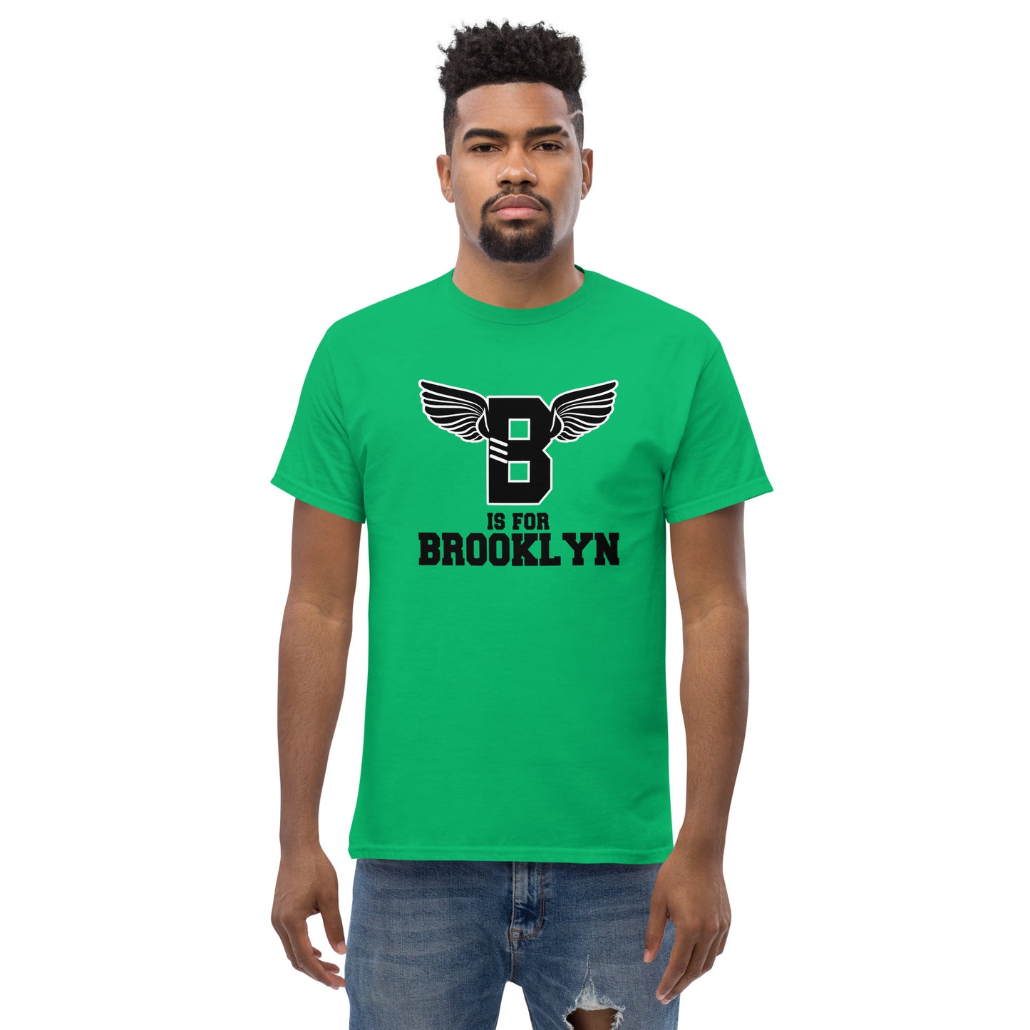 "B" IS FOR BROOKLYN - B-WING CLASSIC TEE (BLACK)