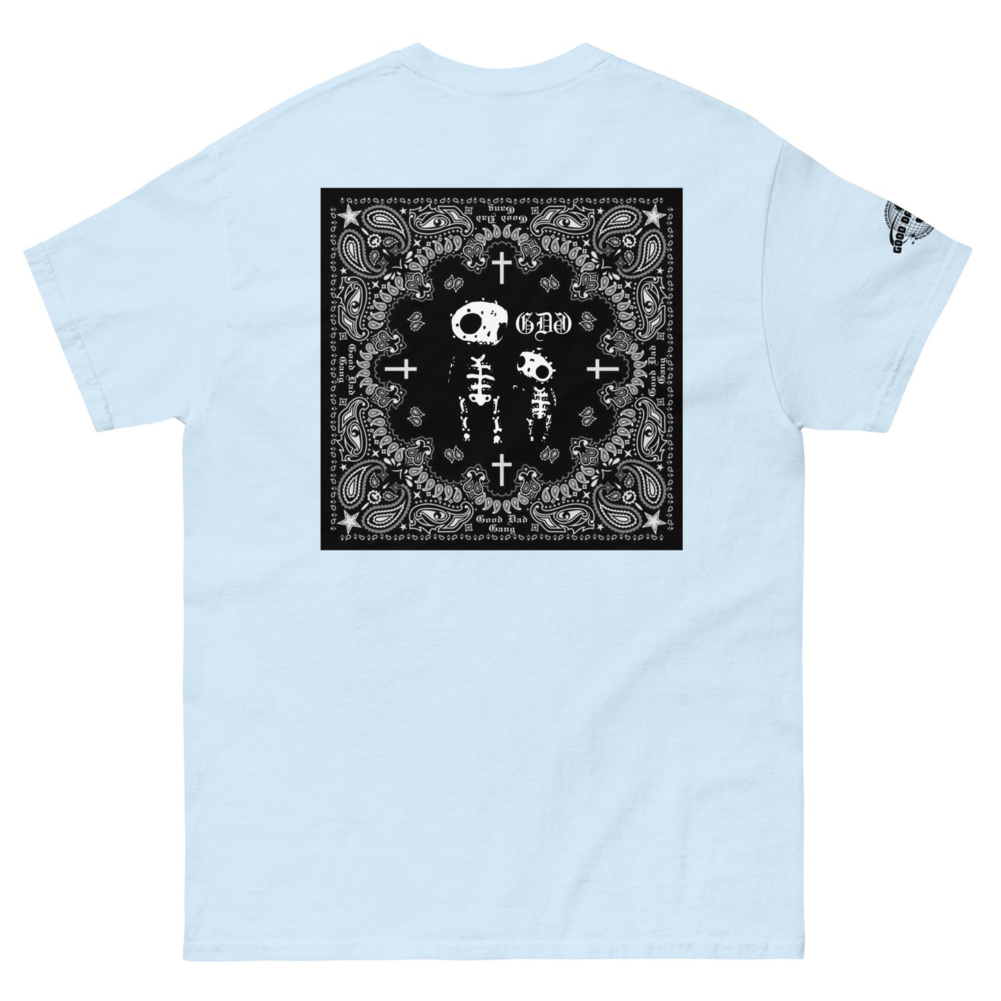 GOOD DAD GANG BANDANA MENs CLASSIC TEE (BLACK)