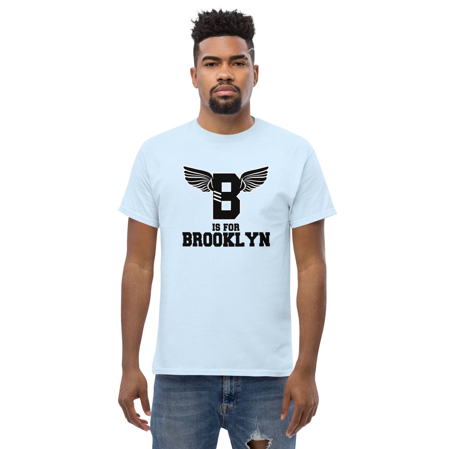 "B" IS FOR BROOKLYN - B-WING CLASSIC TEE (BLACK)