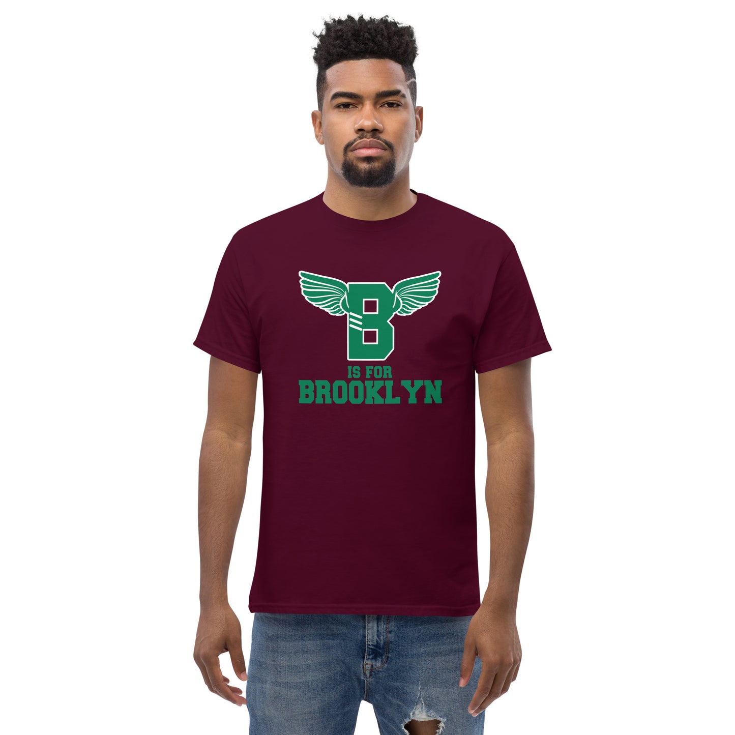 "B" IS FOR BROOKLYN - B-WING CLASSIC TEE (KELLY GREEN)