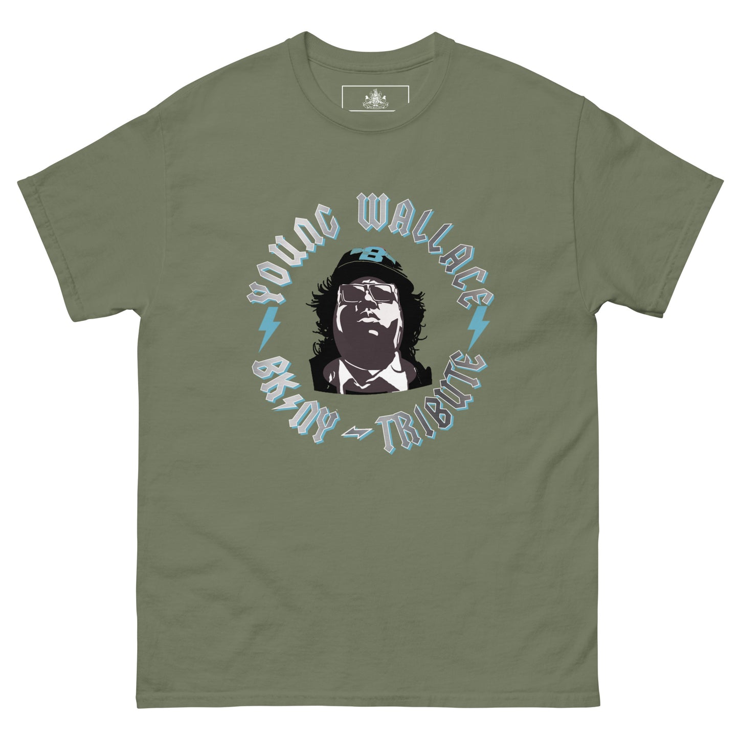 BK ROX - YOUNG WALLACE/CHROME EDITION MENS CLASSIC TEE