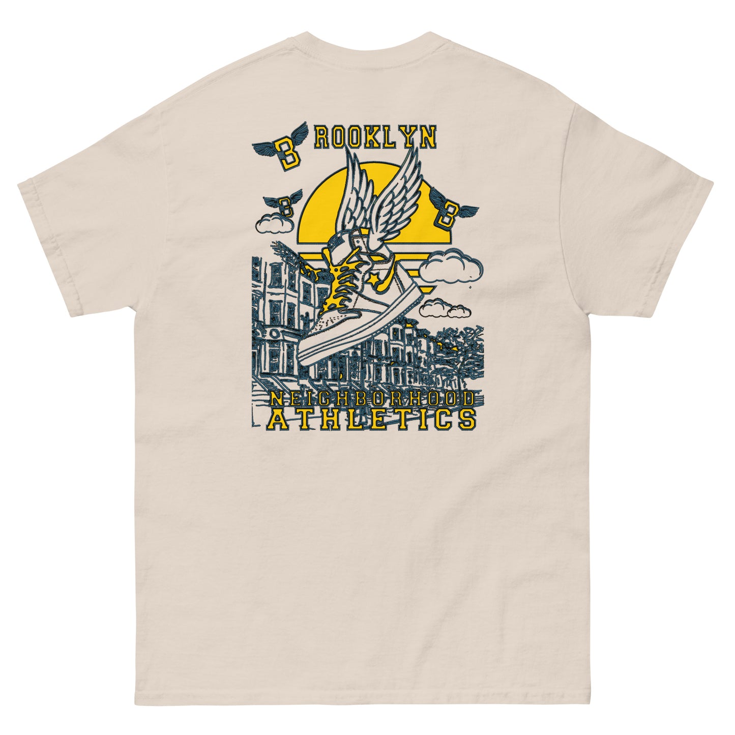 B-WING - NEIGHBORHOOD ATHLETICS CLASSIC TEE (GOLD/BLACK)