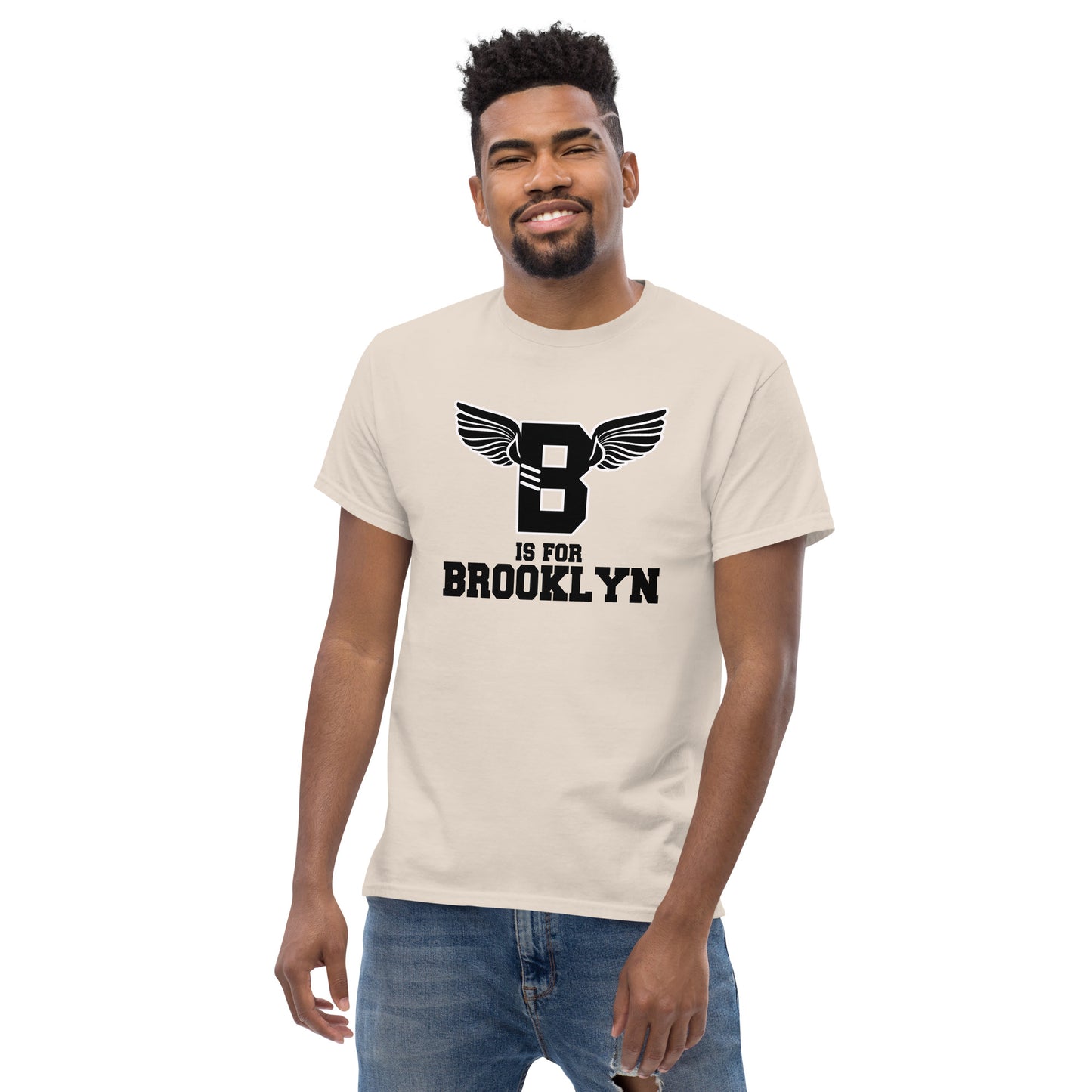 "B" IS FOR BROOKLYN - B-WING CLASSIC TEE (BLACK)